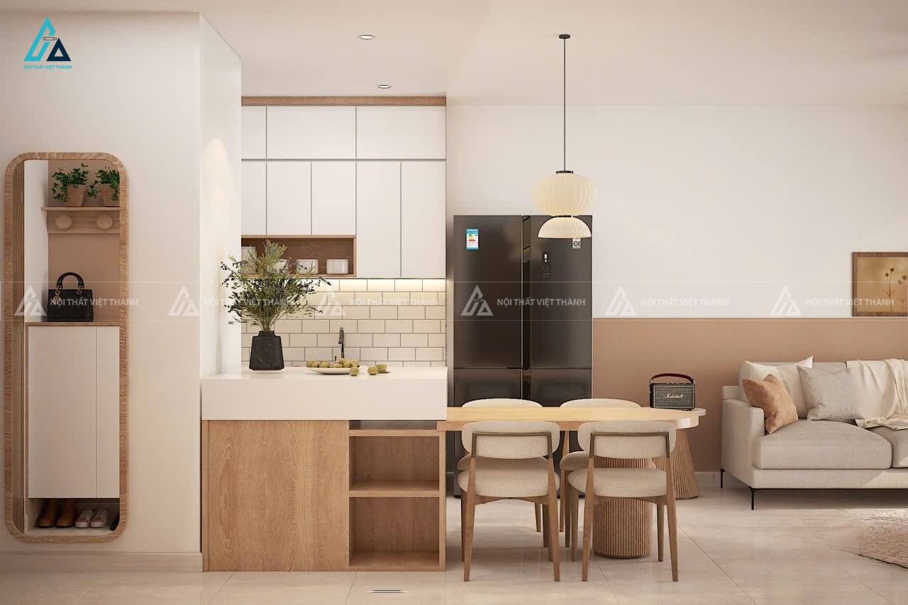 Thi công nội thất nhà bếp căn hộ anh Uy Bà Điểm Hồ Chí Minh 4
