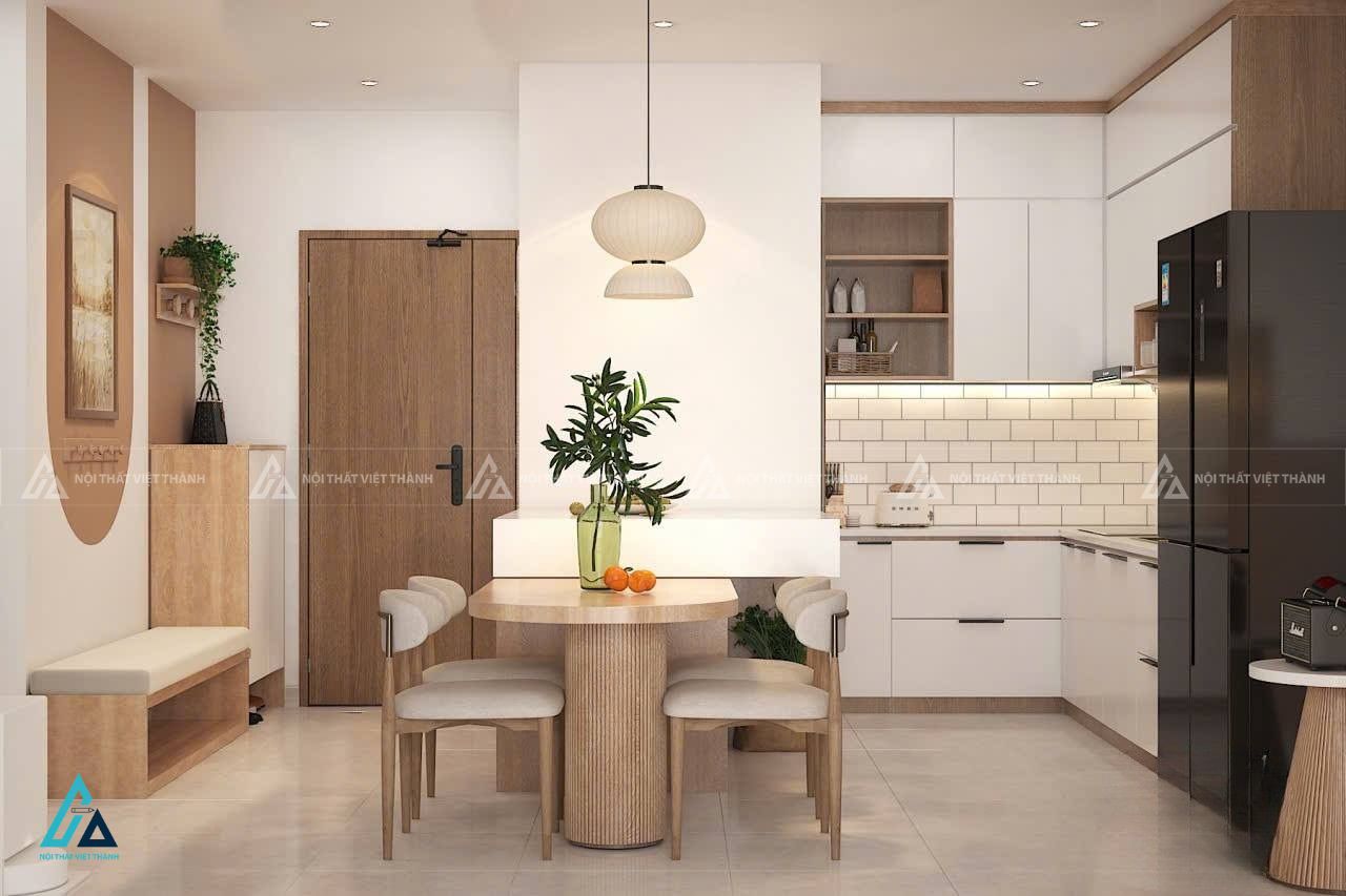 Thi công nội thất nhà bếp căn hộ anh Uy Bà Điểm Hồ Chí Minh