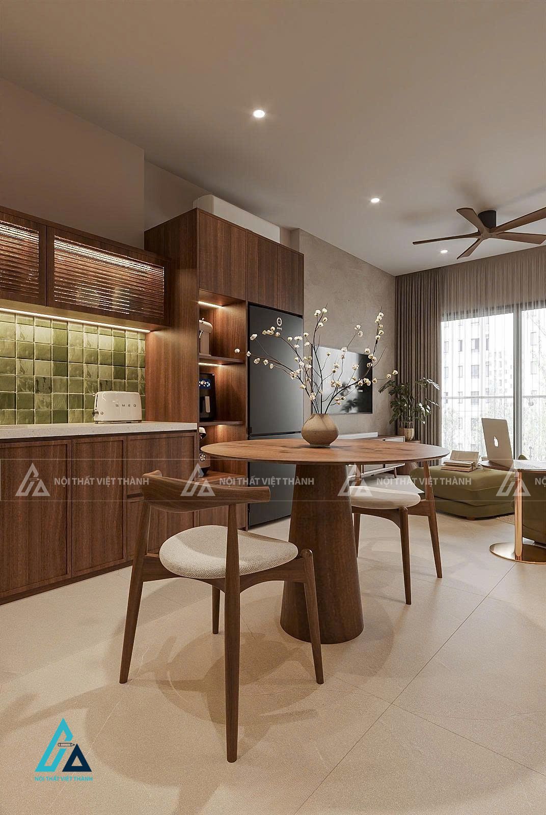 Thi công nội thất nhà bếp căn hộ ông Linh Bến Thành Hồ Chí Minh 5