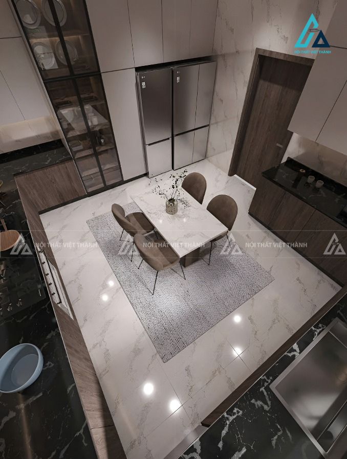 Thi công nội thất nhà bếp chú Khang Tam Nông Đồng Tháp 4