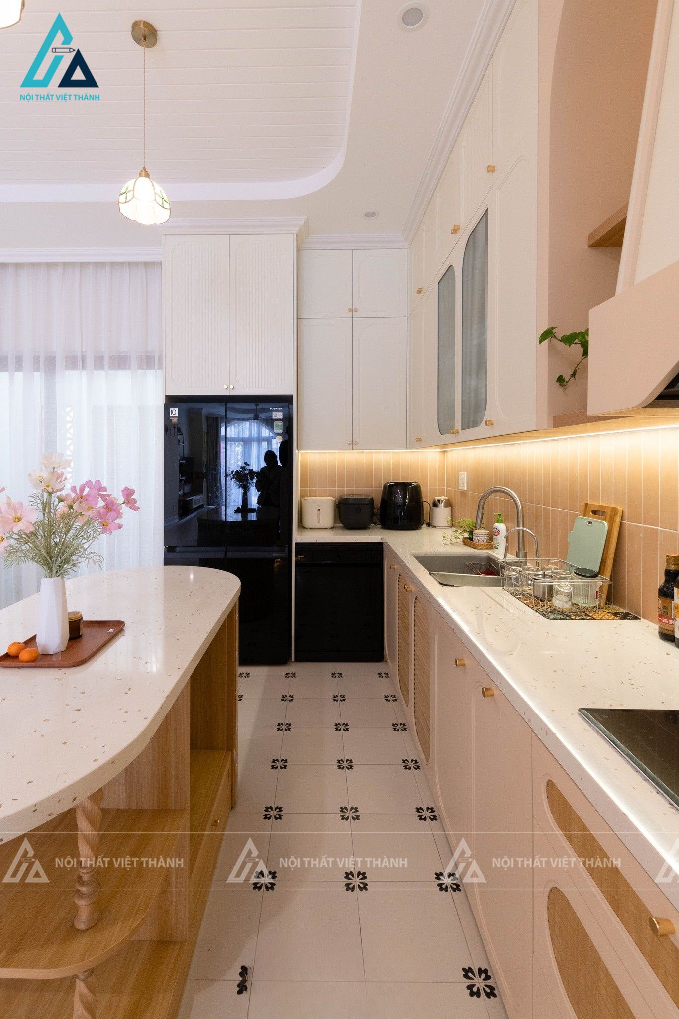 Thiết kế nội thất phòng bếp chị Cát Tường Trung Mỹ Tây Hồ Chí Minh 3