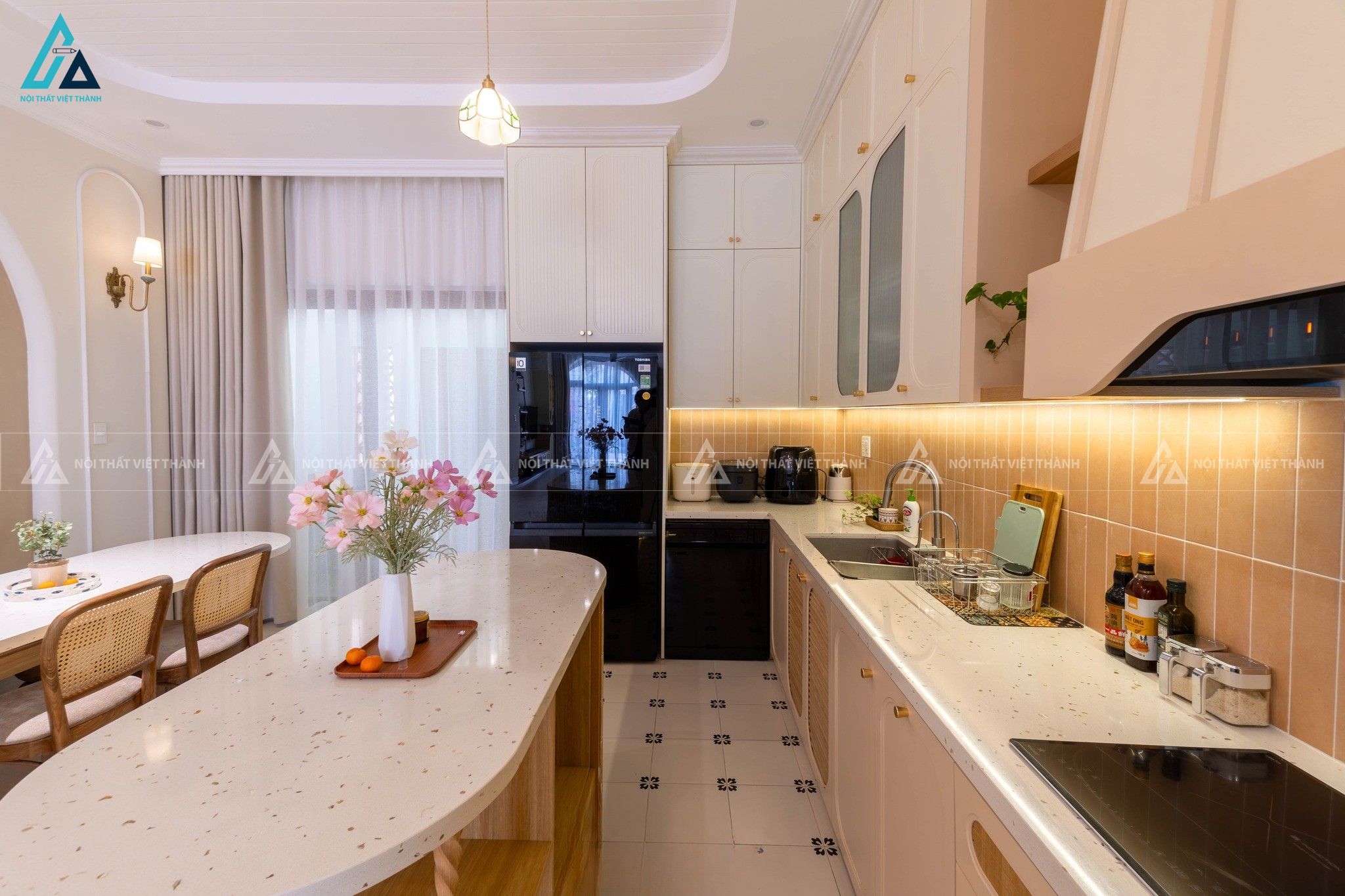 Thiết kế nội thất phòng bếp chị Cát Tường Trung Mỹ Tây Hồ Chí Minh 5