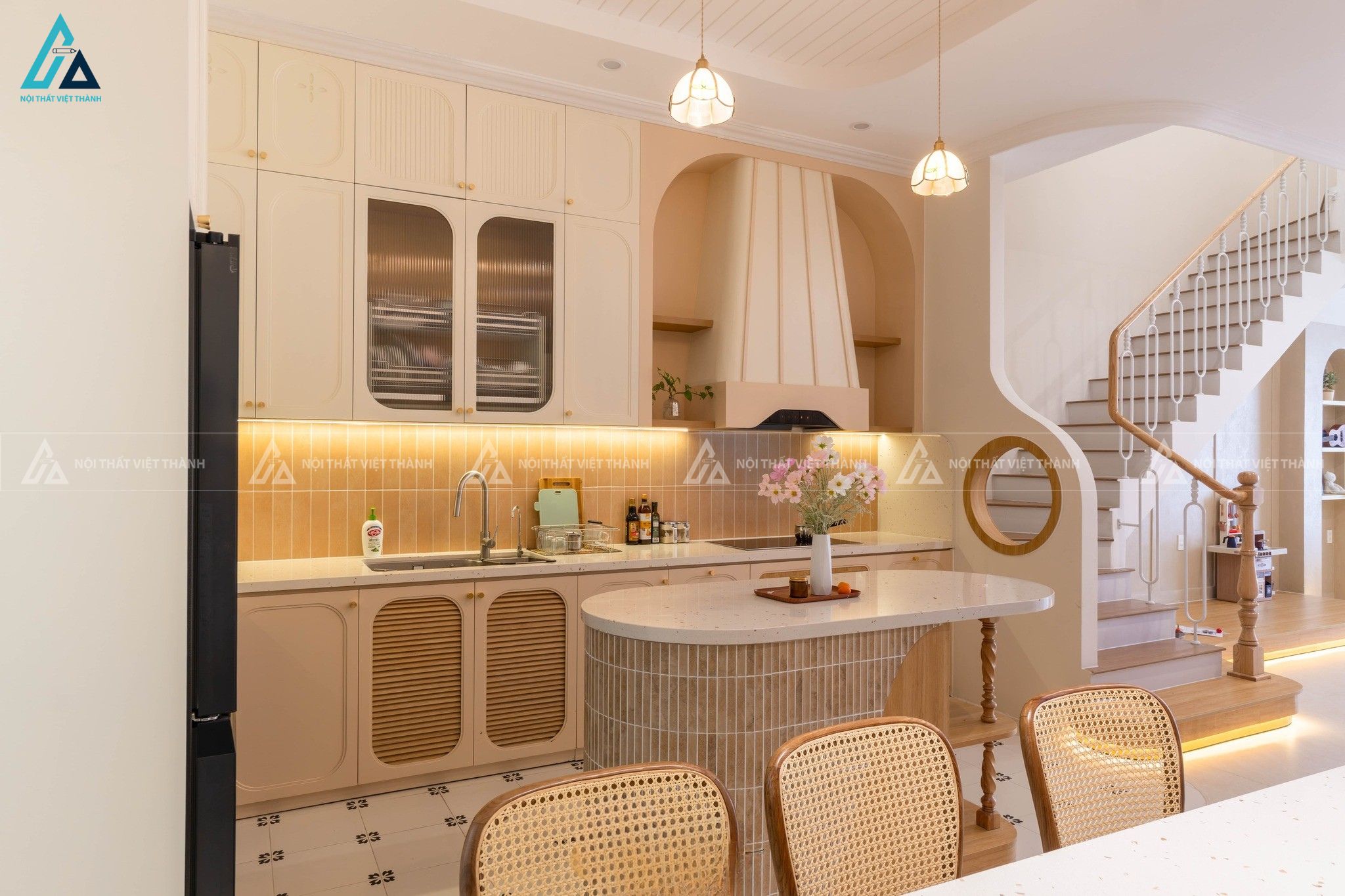 Thiết kế nội thất phòng bếp chị Cát Tường Trung Mỹ Tây Hồ Chí Minh 6