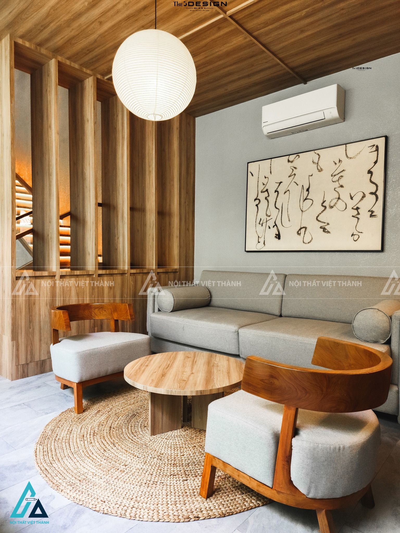 Thi công nội thất phòng khách căn hộ chị Huyền Tân Hòa Tây Ninh 1