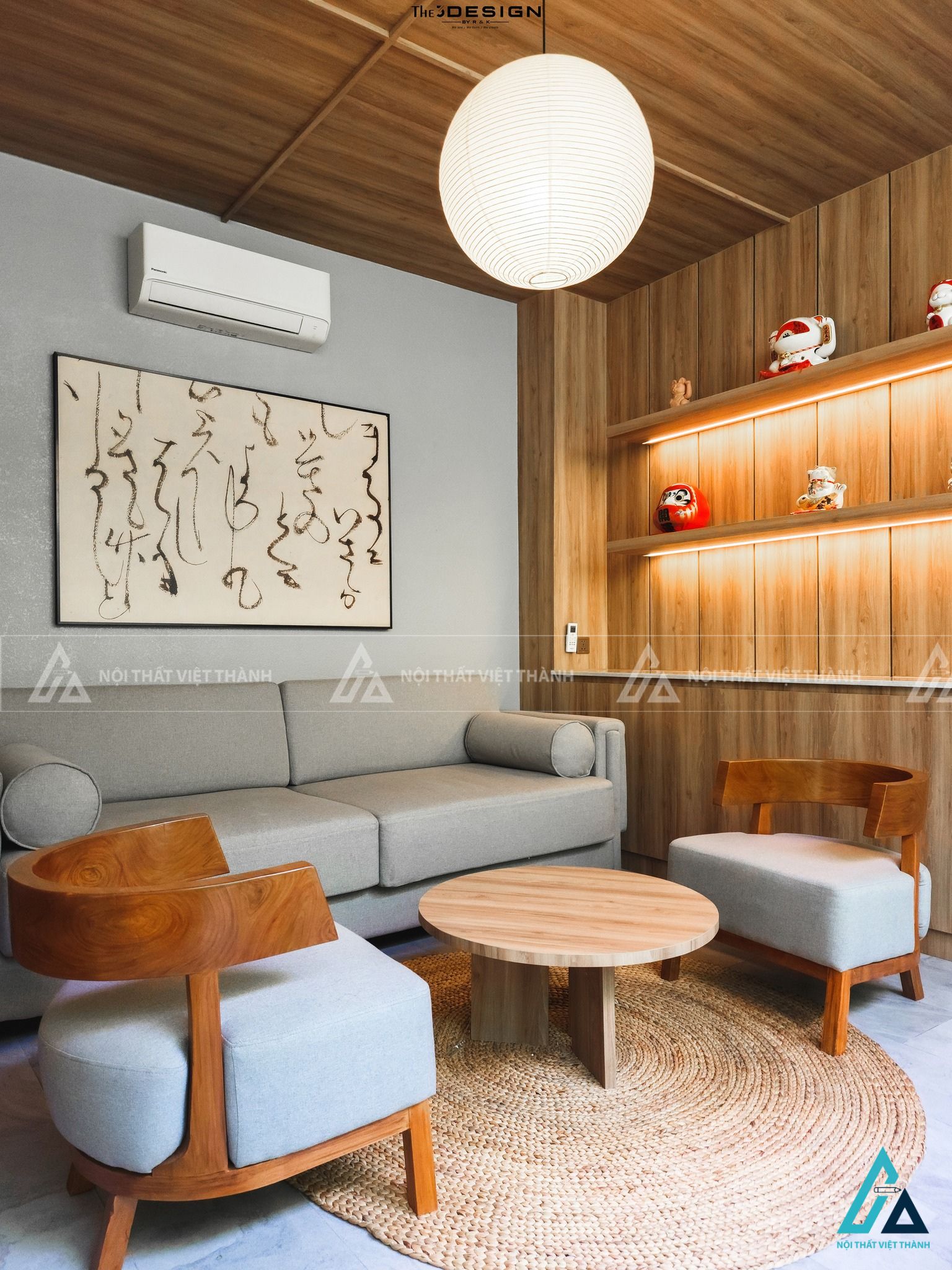 Thi công nội thất phòng khách căn hộ chị Huyền Tân Hòa Tây Ninh 3