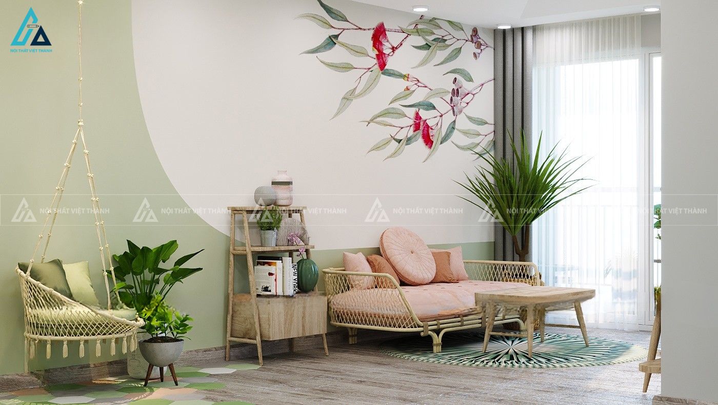 Thi công nội thất phòng khách chị Thương Cái Nhum Vĩnh Long 2