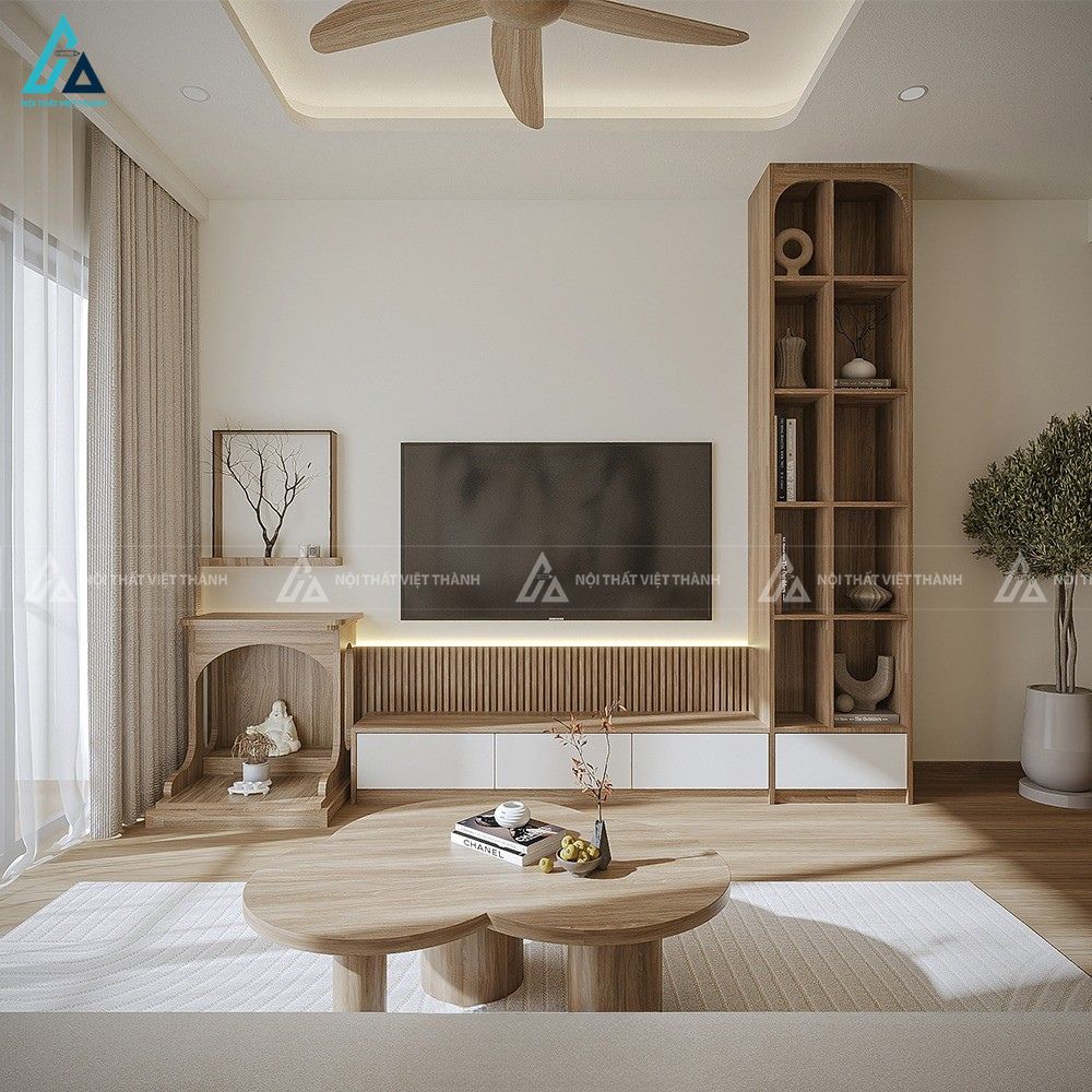 Thiết kế nội thất phòng khách chị Thùy Dương Long Trường Hồ Chí Minh 3