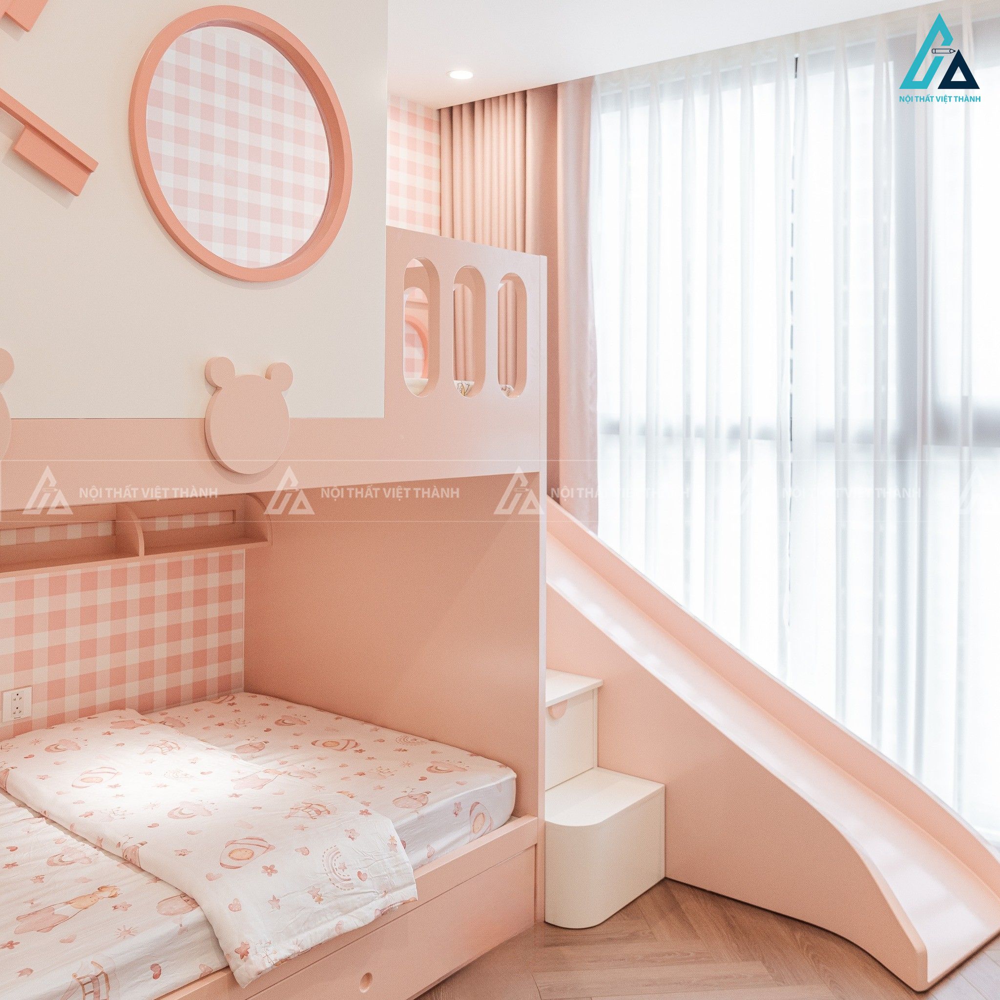 Thi công nội thất phòng trẻ em chị Thiên Bình Cơ Hồ Chí Minh 2