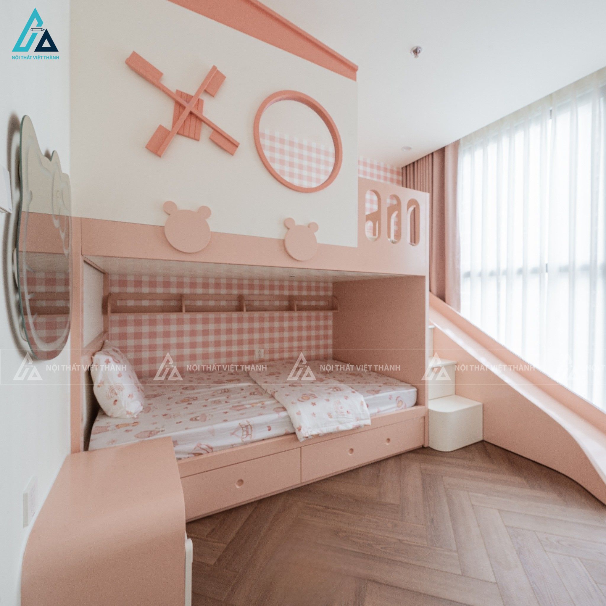 Thi công nội thất phòng trẻ em chị Thiên Bình Cơ Hồ Chí Minh
