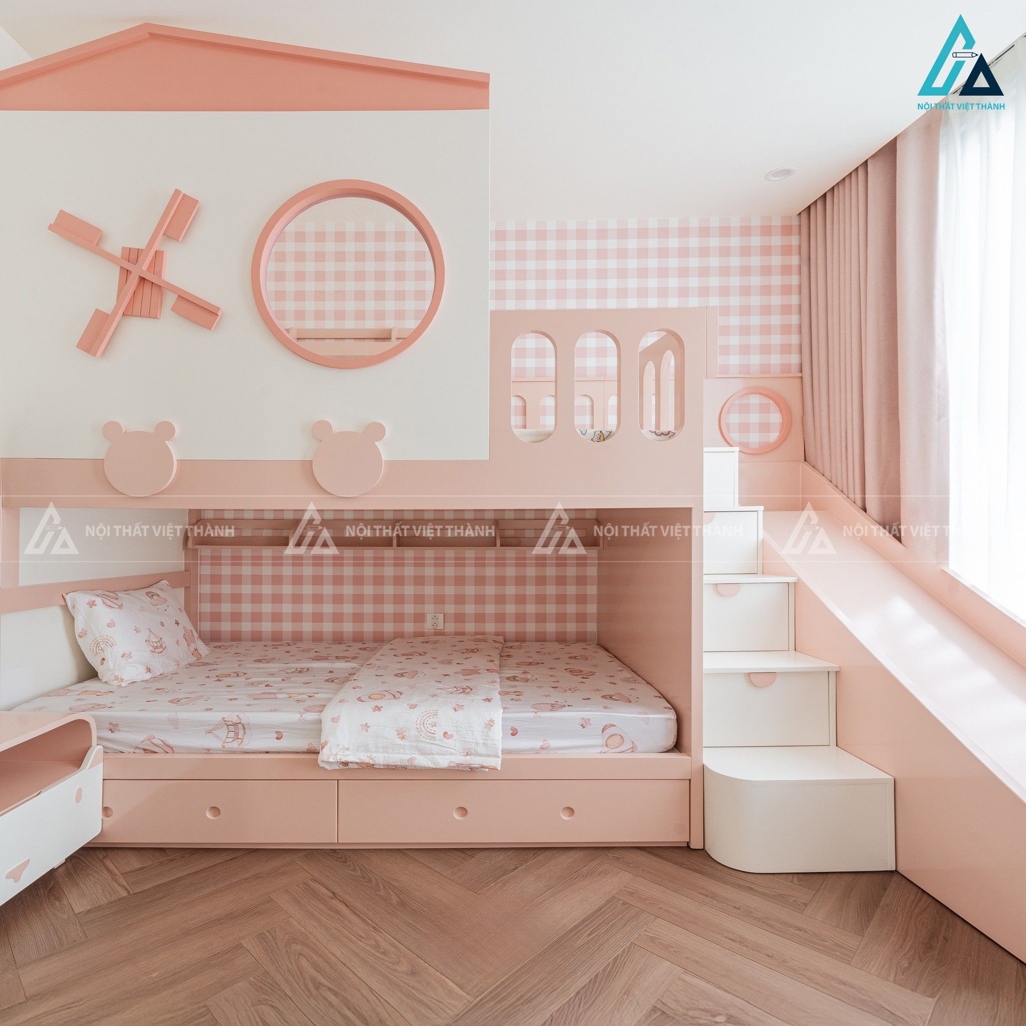 Thi công nội thất phòng trẻ em chị Thiên Bình Cơ Hồ Chí Minh 5