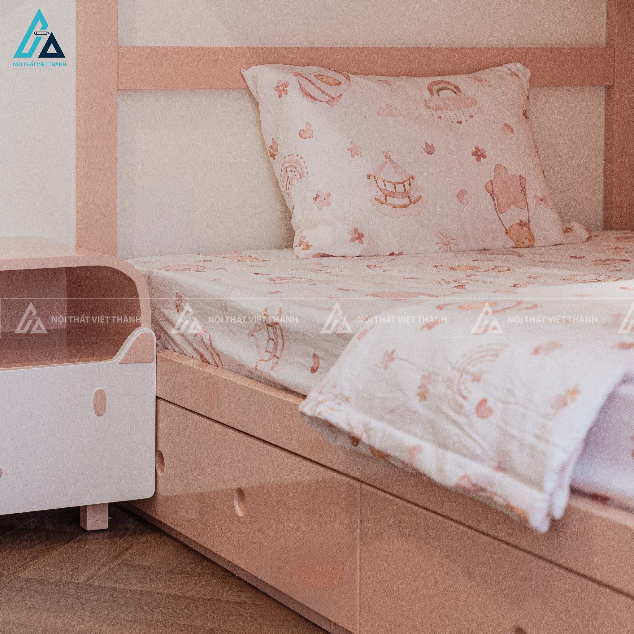 Thi công nội thất phòng trẻ em chị Thiên Bình Cơ Hồ Chí Minh 3