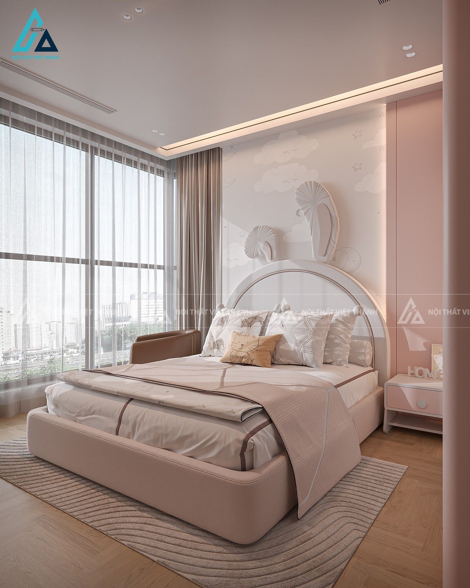Thiết kế nội thất phòng trẻ em cô Ngọc Diệp Thới An Hồ Chí Minh 3