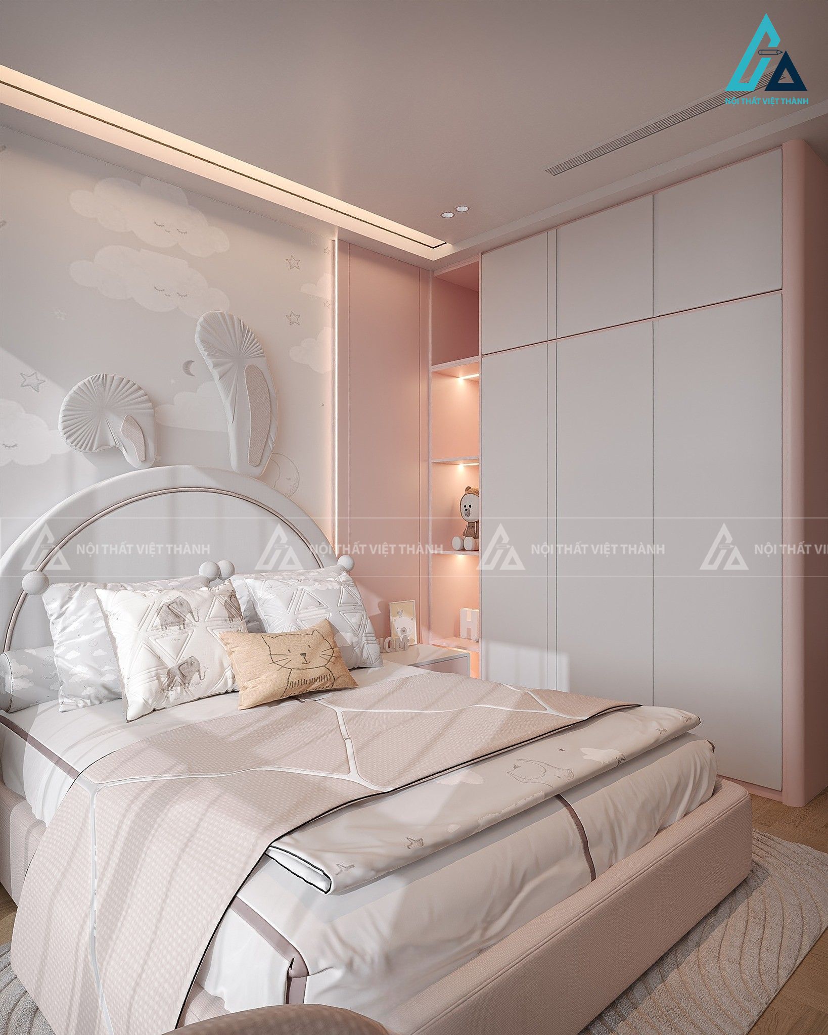 Thiết kế nội thất phòng trẻ em cô Ngọc Diệp Thới An Hồ Chí Minh 6