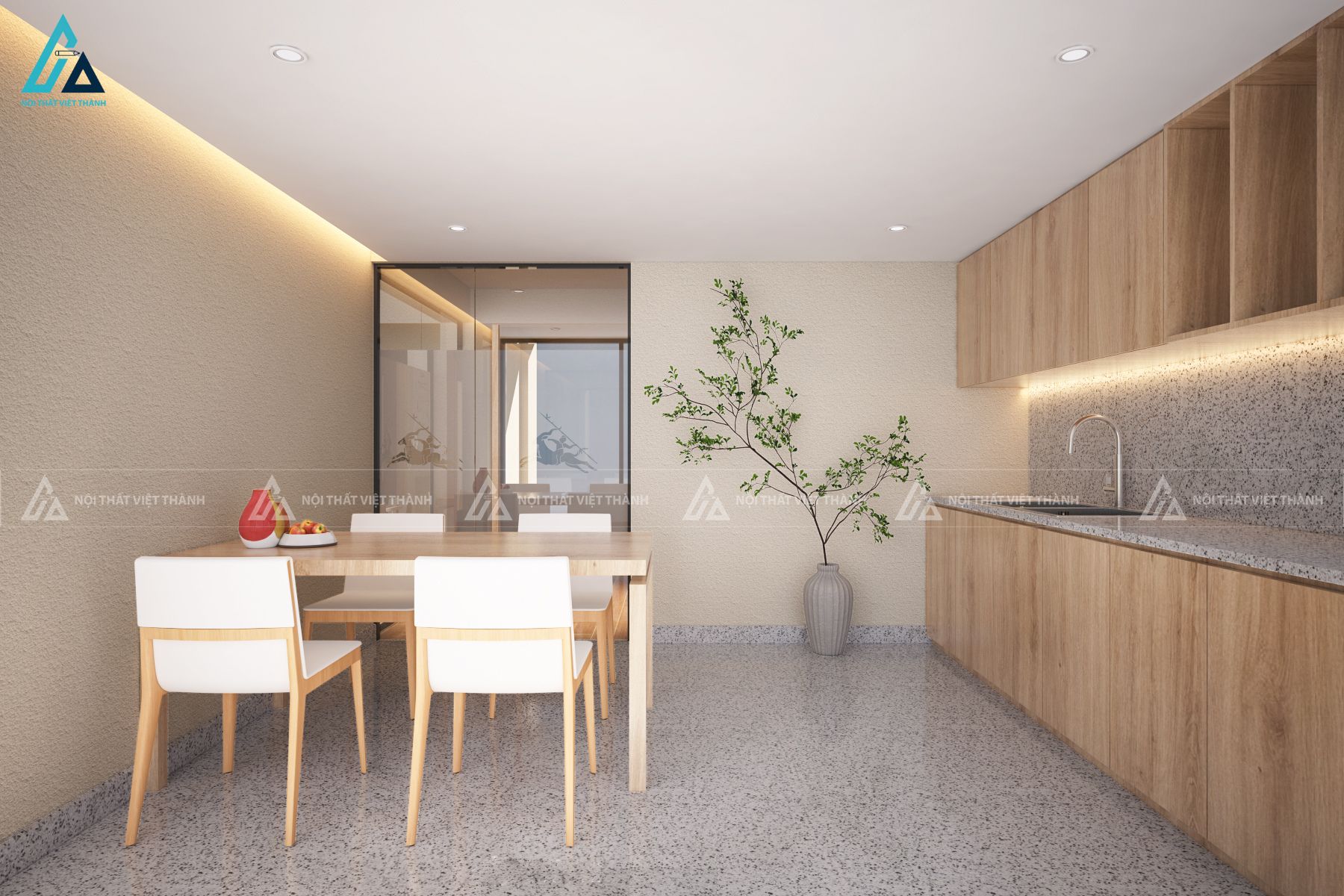 Thi công nội thất văn phòng chị Thu Nhơn Trạch Đồng Nai 6