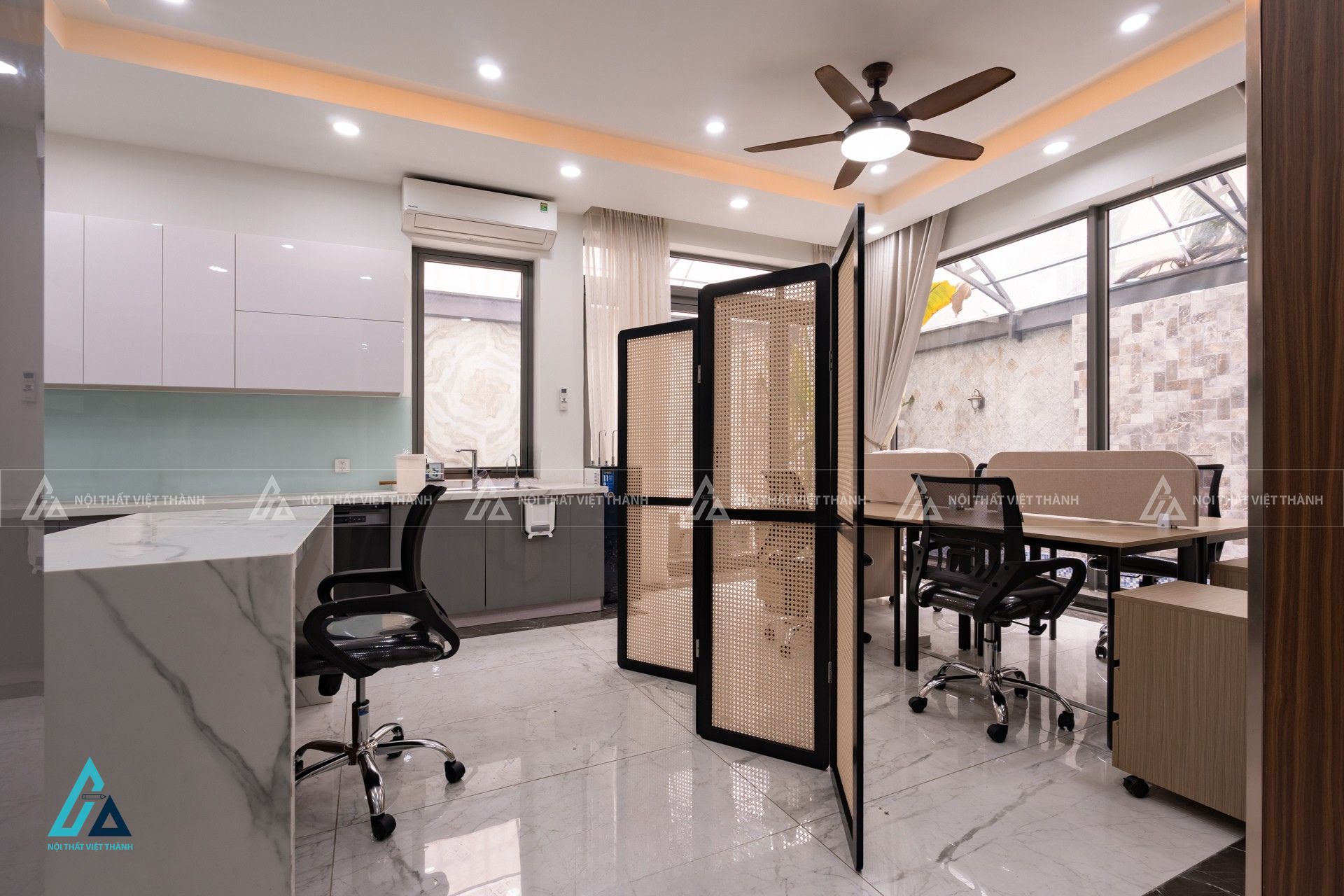 Thi công nội thất văn phòng chú Phát Cát Lái Hồ Chí Minh 3