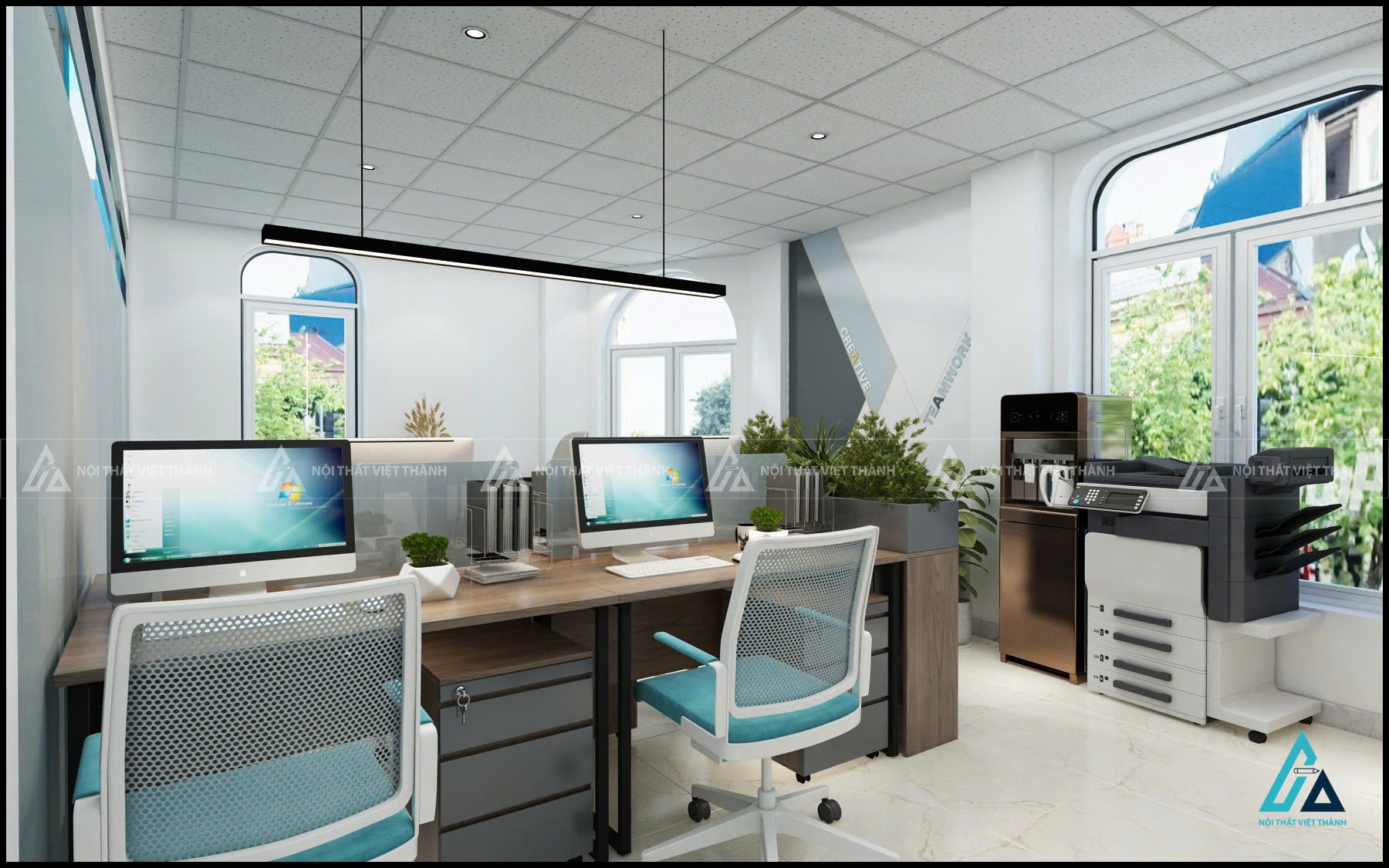 Thi công nội thất văn phòng hiện đại Đồng Tâm Đồng Nai 3