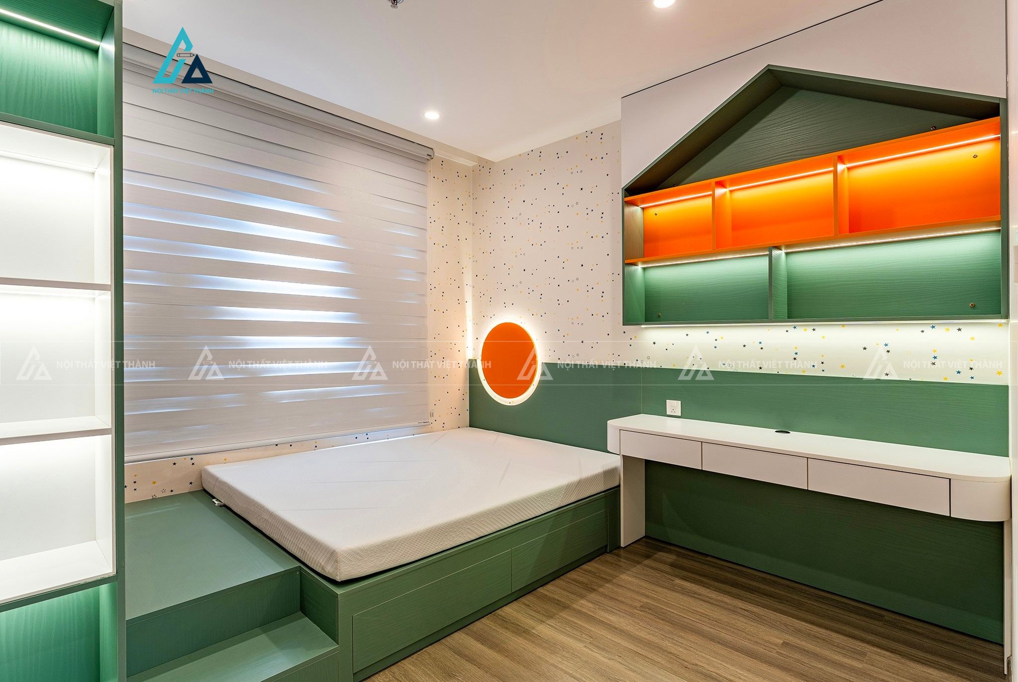 Thiết kế nội thất phòng trẻ em chị Thúy Bình Khánh Hồ Chí Minh