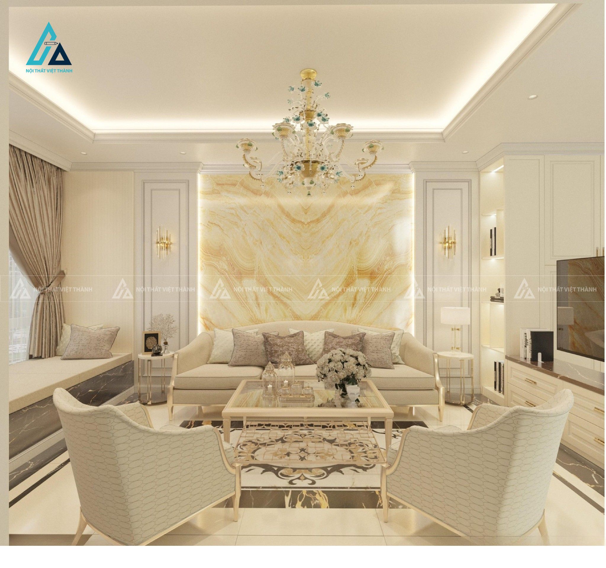 Thiết kế nội thất biệt thự chị Tuyết Thủ Đức Hồ Chí Minh 2