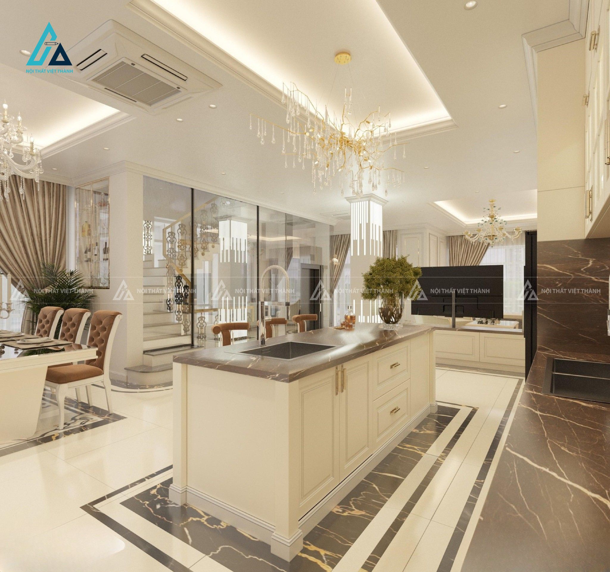 Thiết kế nội thất biệt thự chị Tuyết Thủ Đức Hồ Chí Minh 6