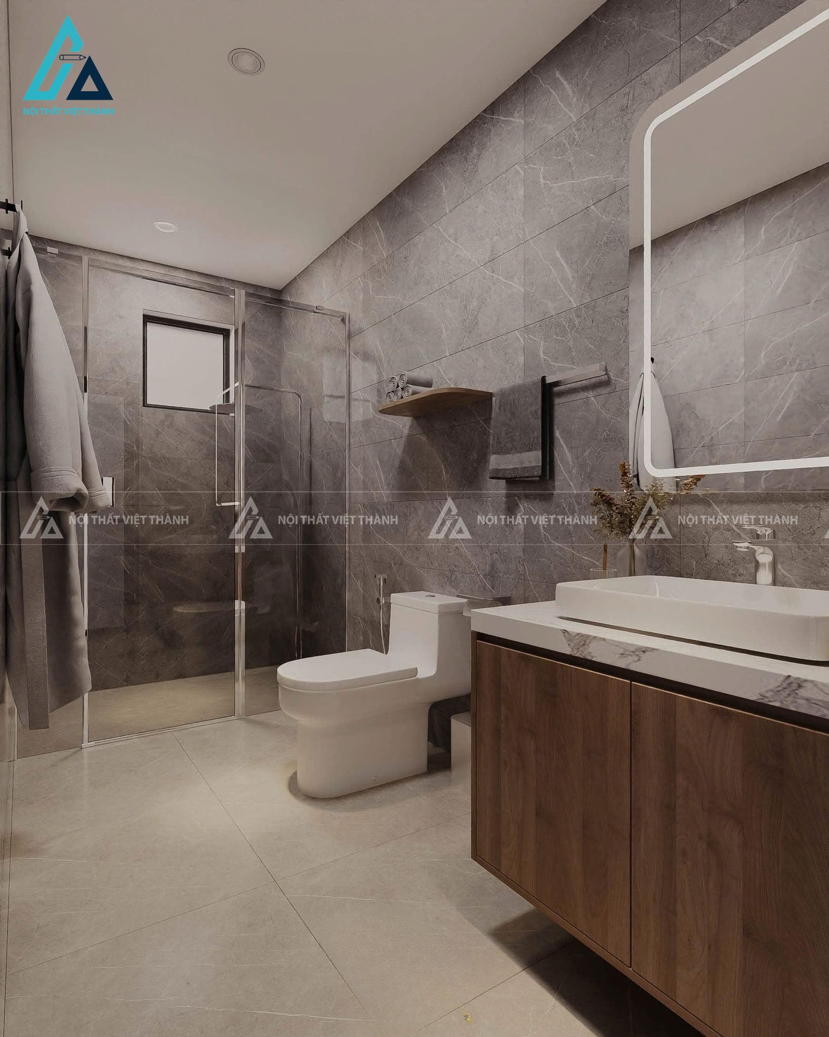 Thiết kế nội thất biệt thự chú Tuân Tiểu Cần Vĩnh Long 11