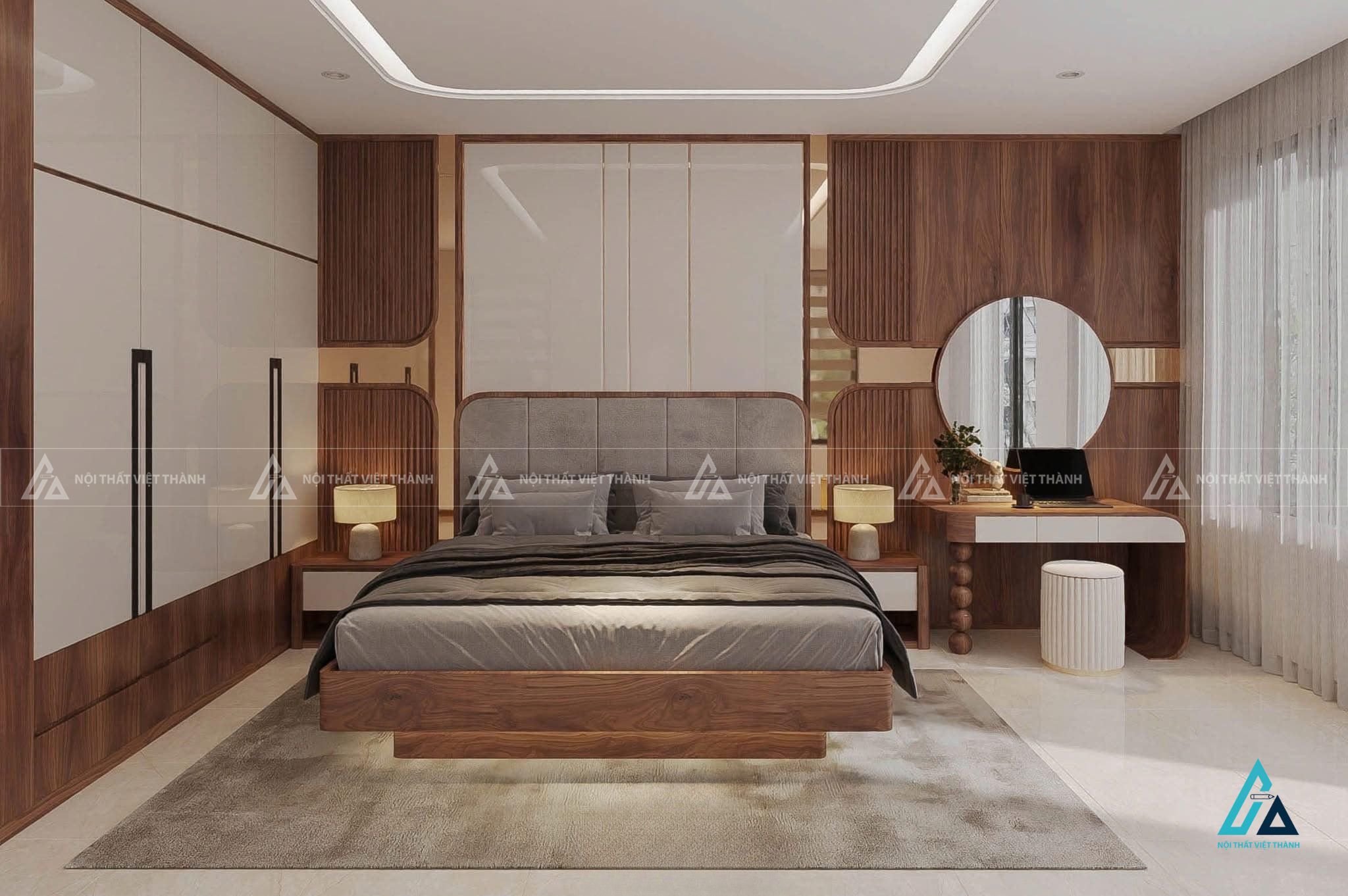Thiết kế nội thất biệt thự chú Tuân Tiểu Cần Vĩnh Long 6