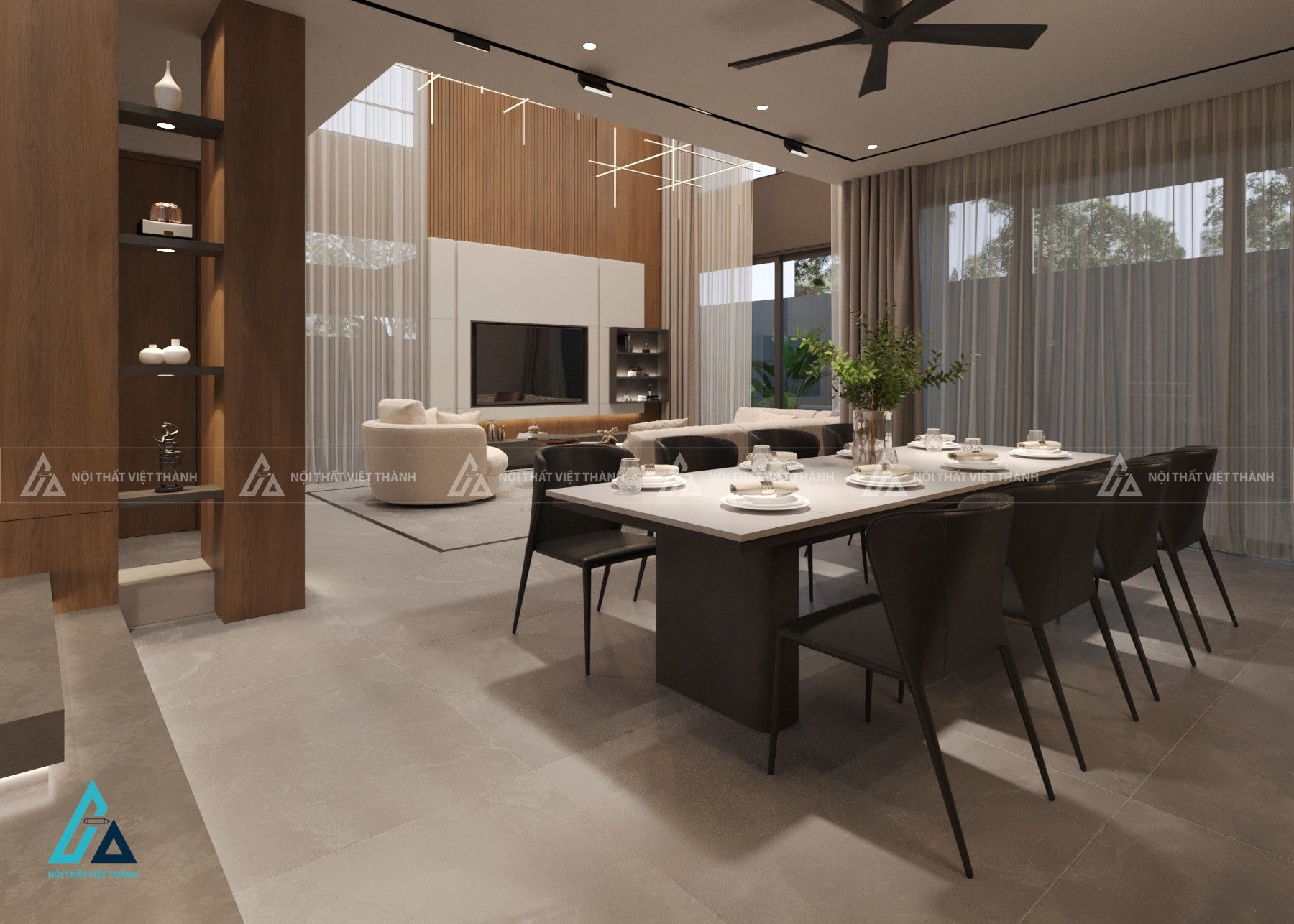 Thiết kế nội thất biệt thự cô Anh Biên Hòa Đồng Nai 7