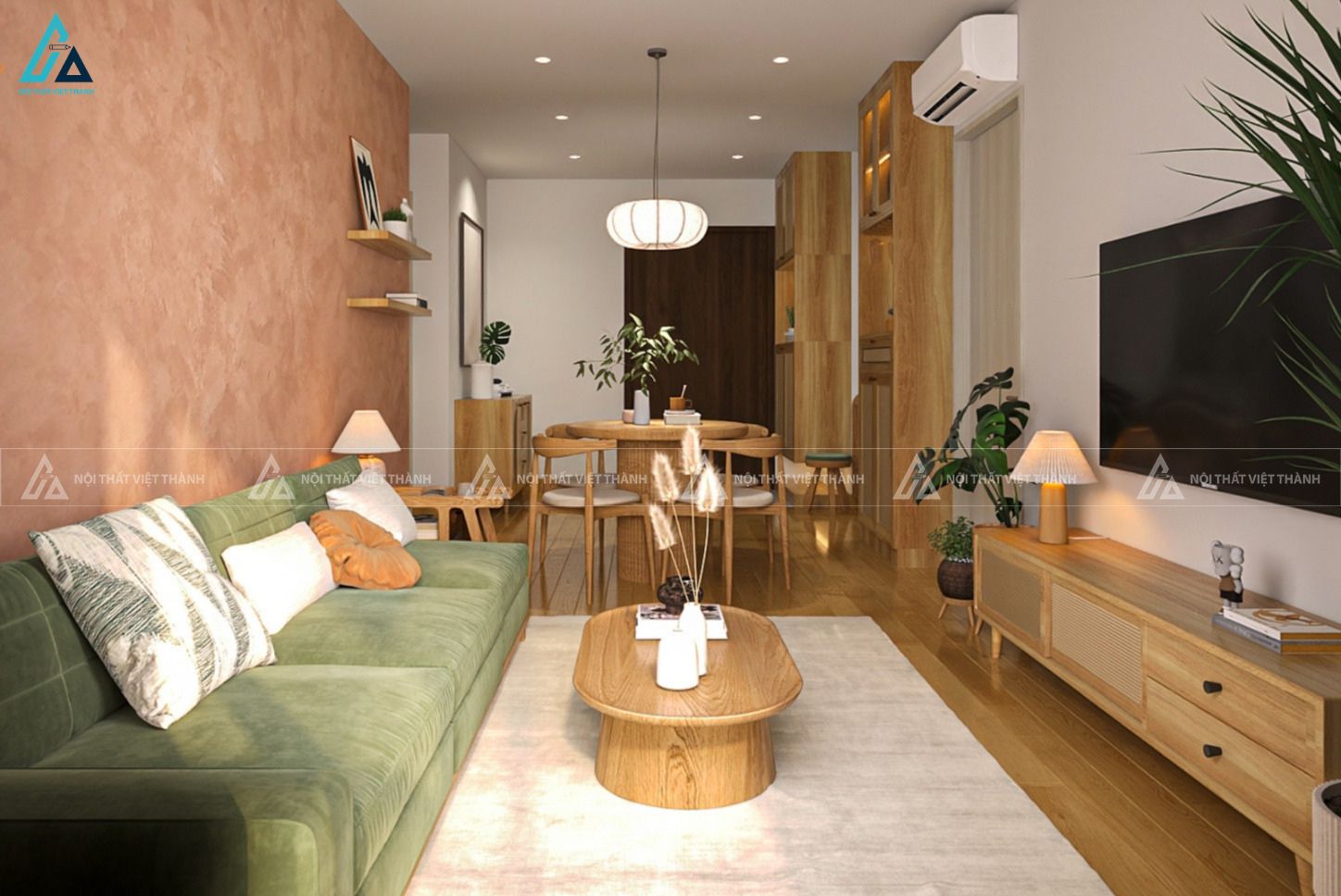 Thiết kế nội thất căn hộ chung cư anh Huy Thủ Đức Hồ Chí Minh