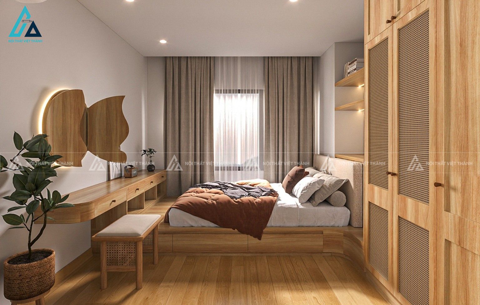 Thiết kế nội thất căn hộ chung cư anh Huy Thủ Đức Hồ Chí Minh 12