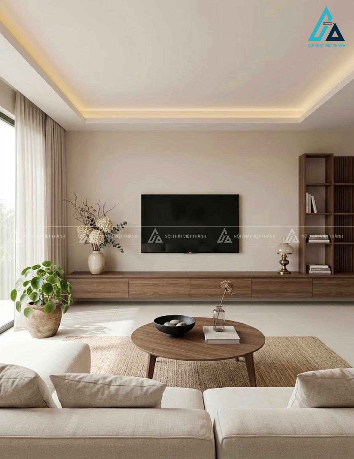Thiết kế nội thất căn hộ chung cư anh Long Nhà Bè Hồ Chí Minh 2