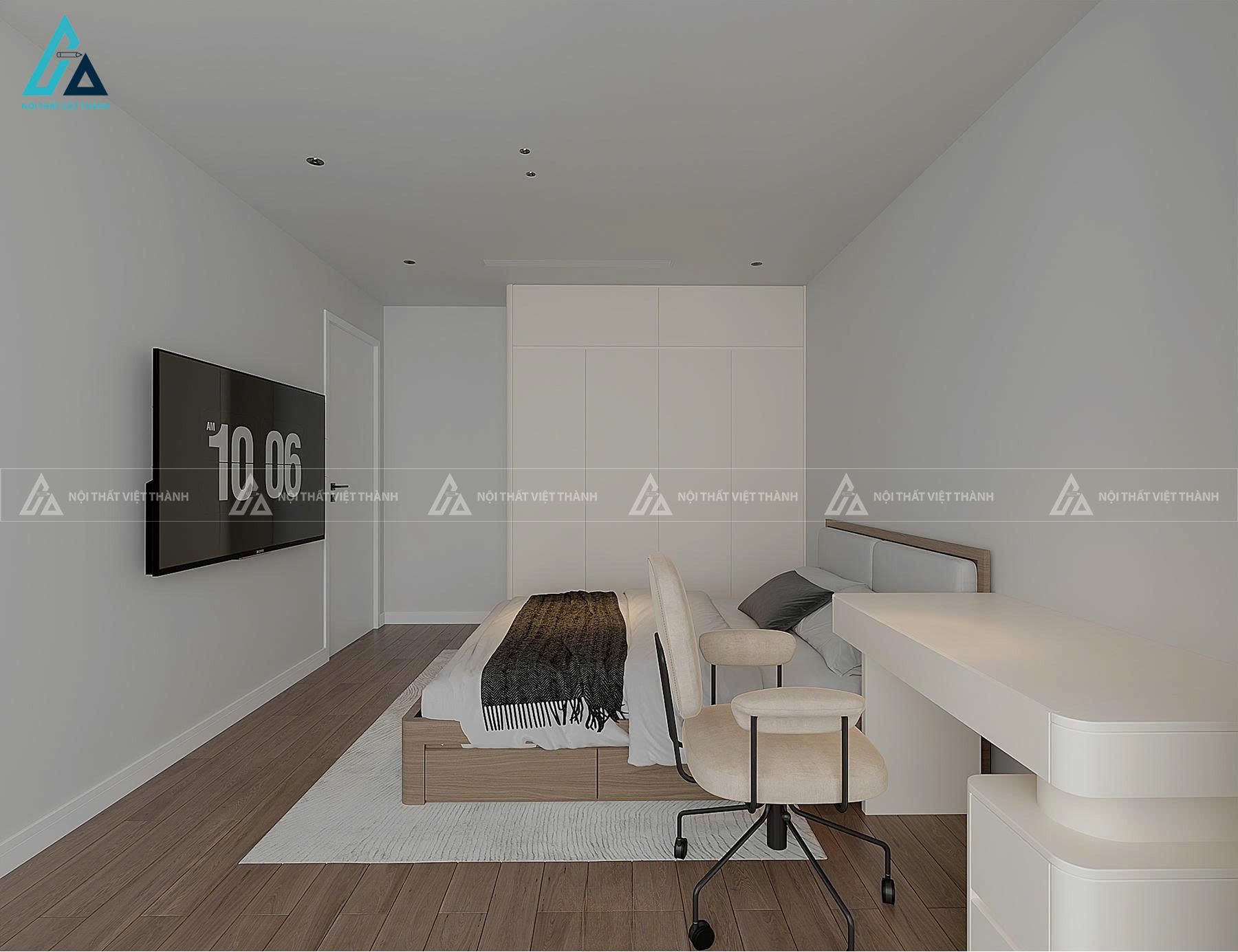 Thiết kế nội thất căn hộ chung cư anh Phong Rạch Giá Kiên Giang 10