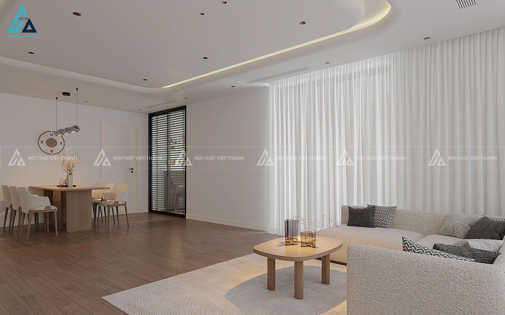 Thiết kế nội thất căn hộ chung cư anh Phong Rạch Giá Kiên Giang 4