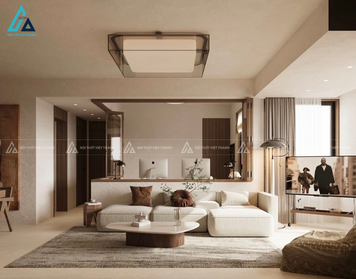 Thiết kế nội thất căn hộ chung cư anh Quốc Phan Thiết Bình Thuận 2