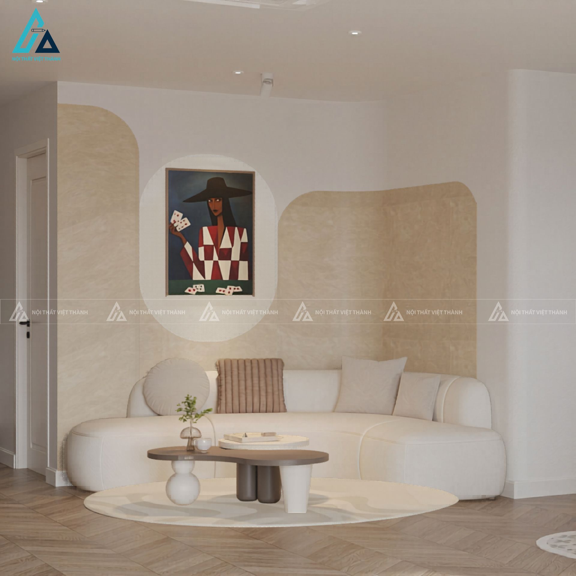 Thiết kế nội thất căn hộ chung cư chị Hiền Châu Đốc An Giang 6