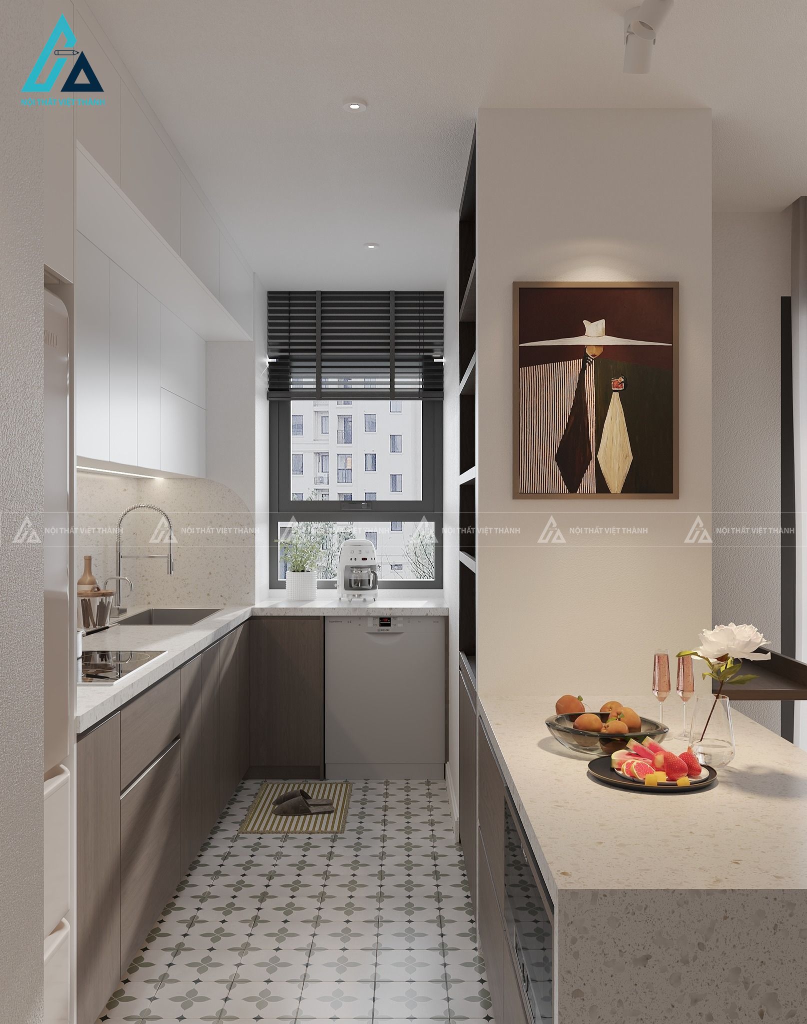 Thiết kế nội thất căn hộ chung cư chị Hiền Châu Đốc An Giang 9