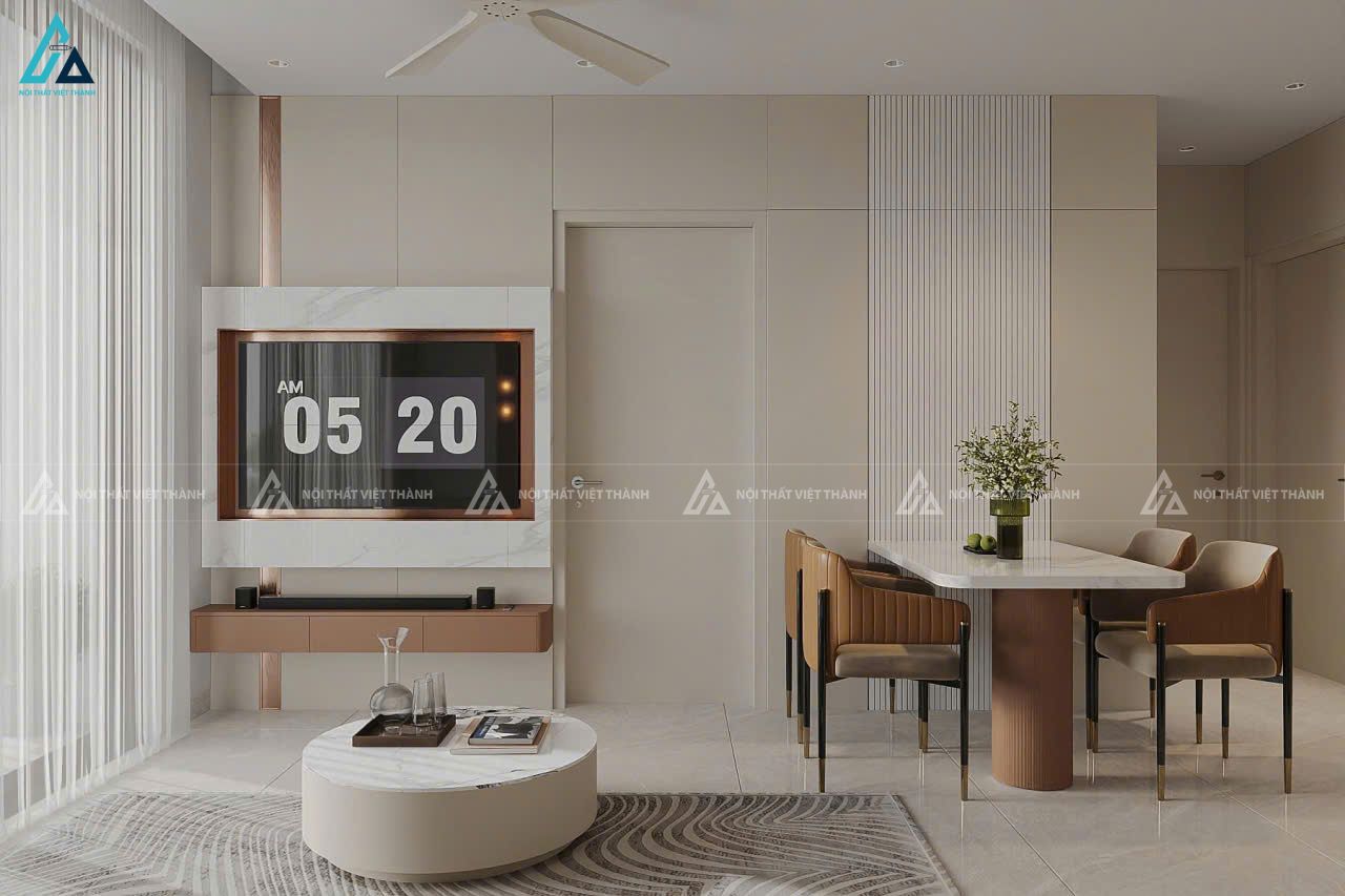 Thiết kế nội thất căn hộ chung cư chị Hảo Tân Triều Đồng Nai 6