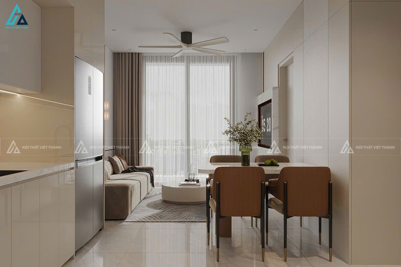 Thiết kế nội thất căn hộ chung cư chị Hảo Tân Triều Đồng Nai 5