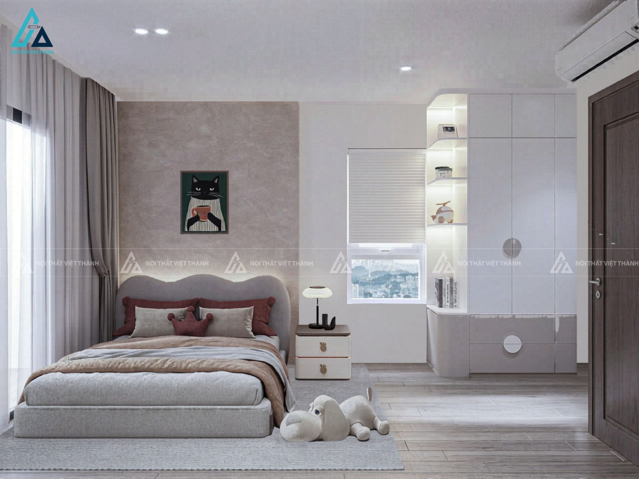 Thiết kế nội thất căn hộ chung cư chú Kiên Mỹ Tho Đồng Tháp 10