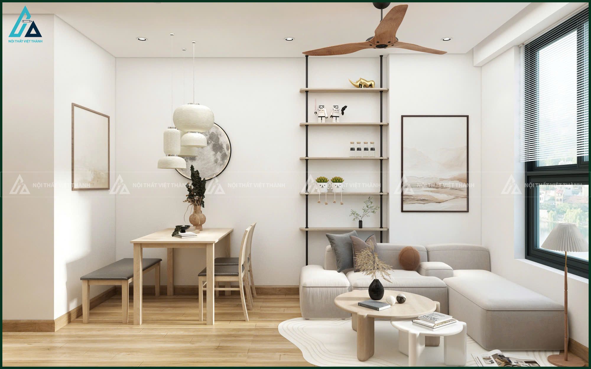 Thiết kế nội thất căn hộ chung cư chú Nghĩa Bến Cát Hồ Chí Minh 4