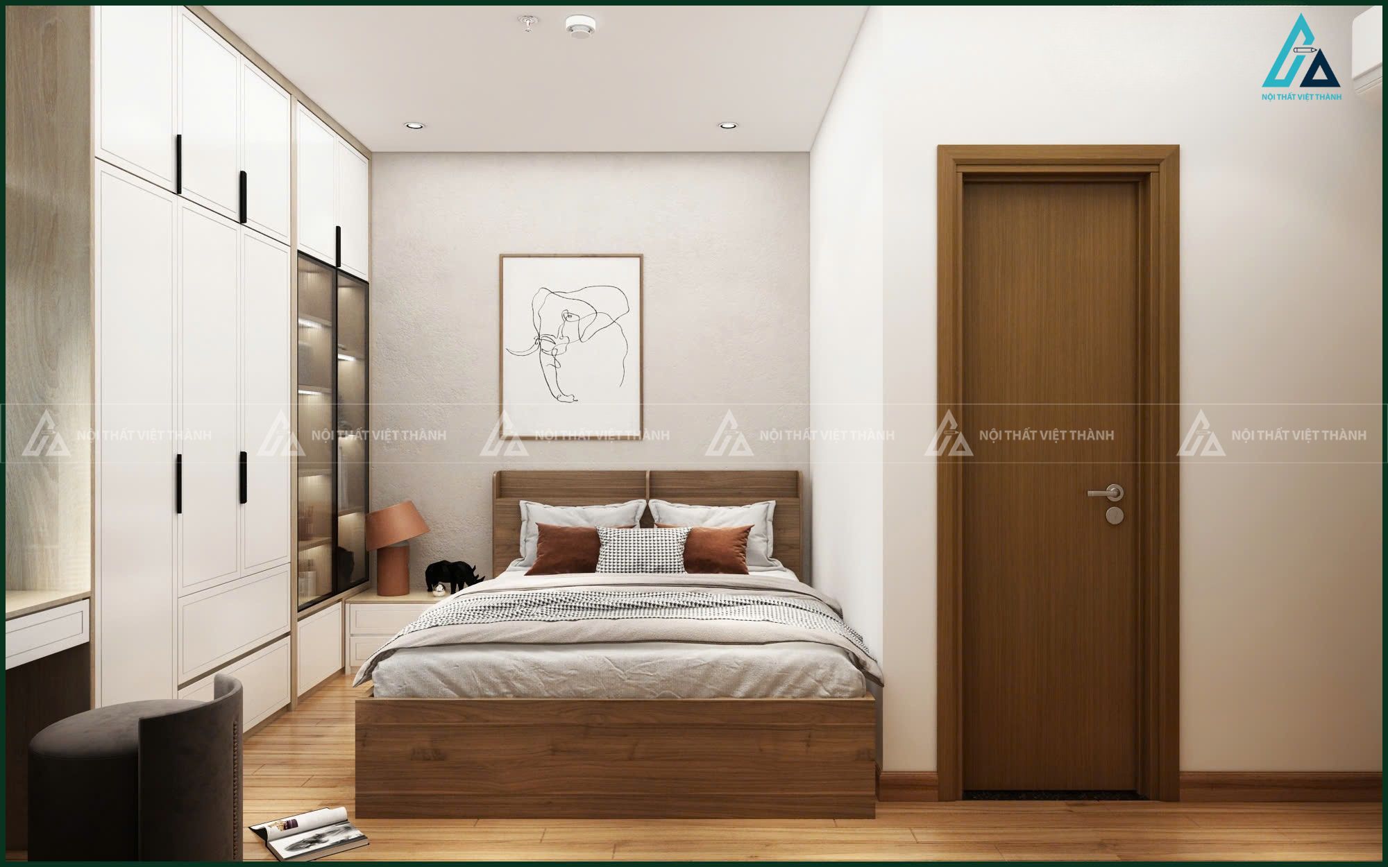 Thiết kế nội thất căn hộ chung cư chú Nghĩa Bến Cát Hồ Chí Minh 10