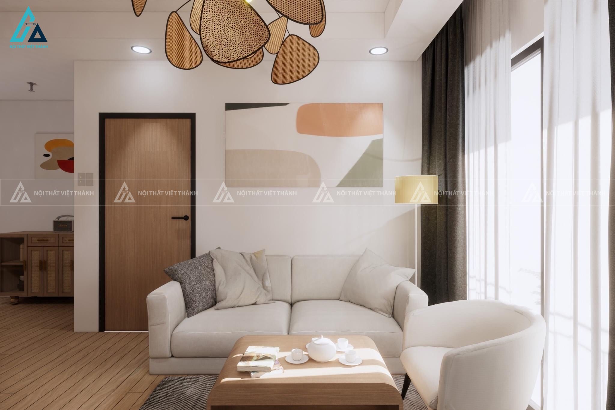 Thiết kế nội thất căn hộ chung cư chú Phước Hòa Hưng Hồ Chí Minh 3