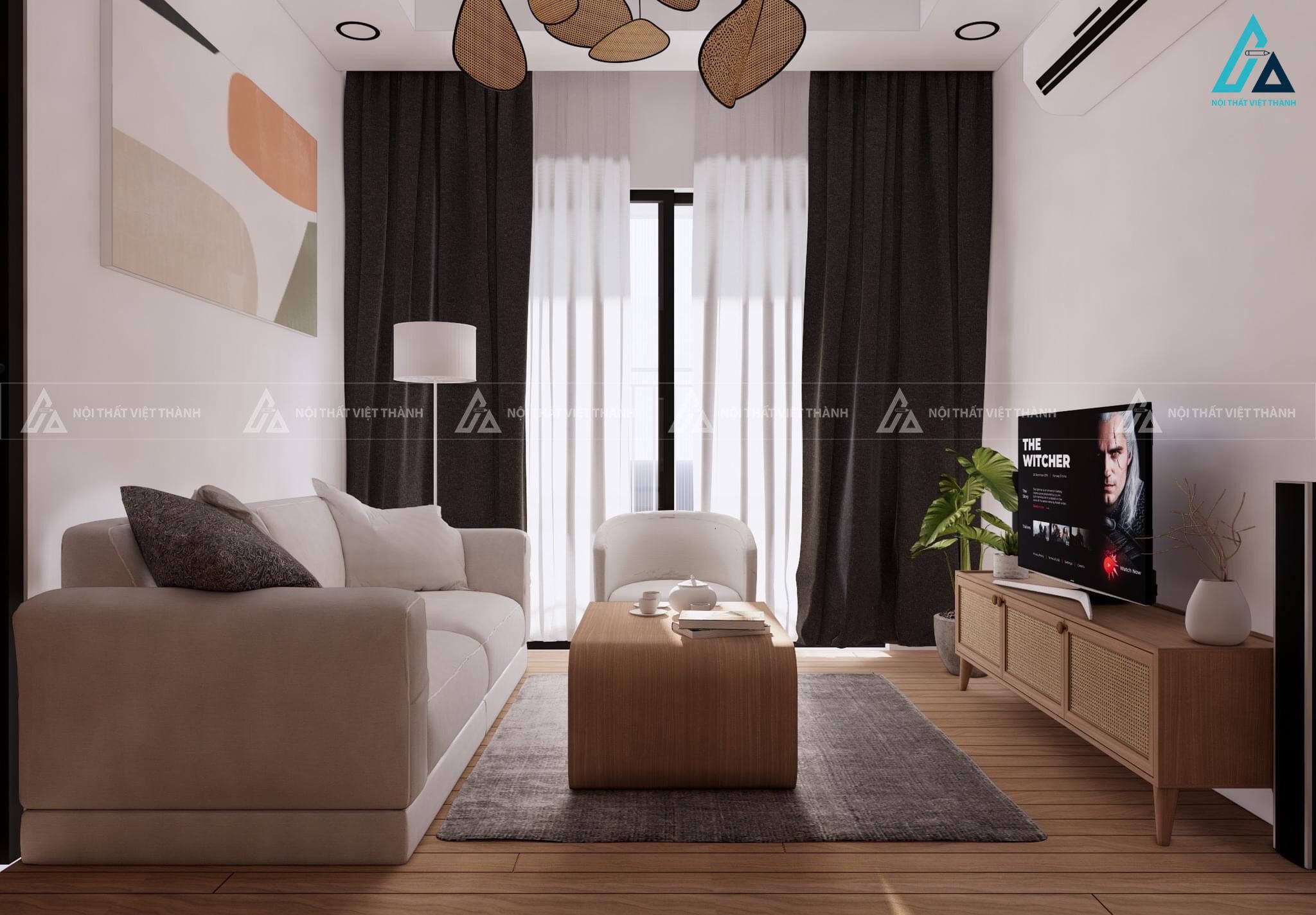 Thiết kế nội thất căn hộ chung cư chú Phước Hòa Hưng Hồ Chí Minh 2