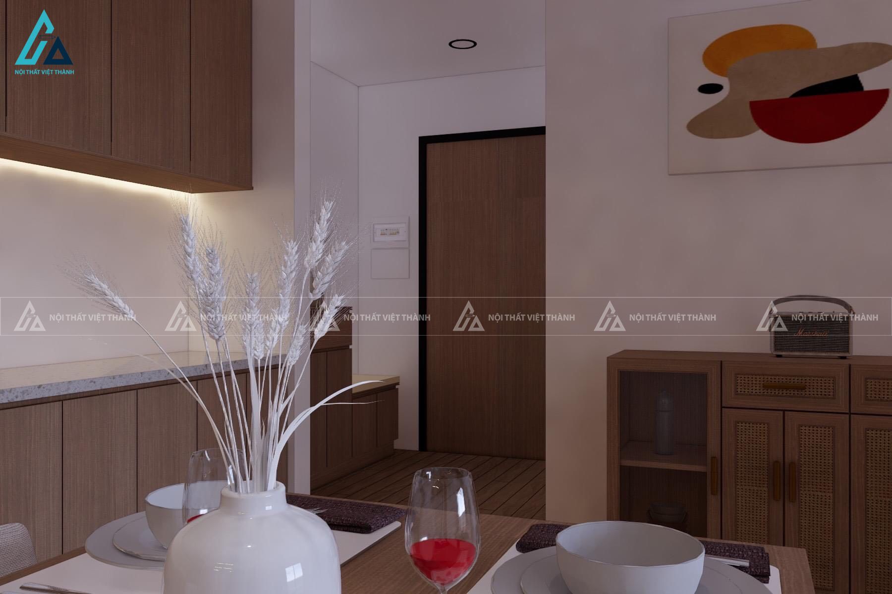 Thiết kế nội thất căn hộ chung cư chú Phước Hòa Hưng Hồ Chí Minh 6