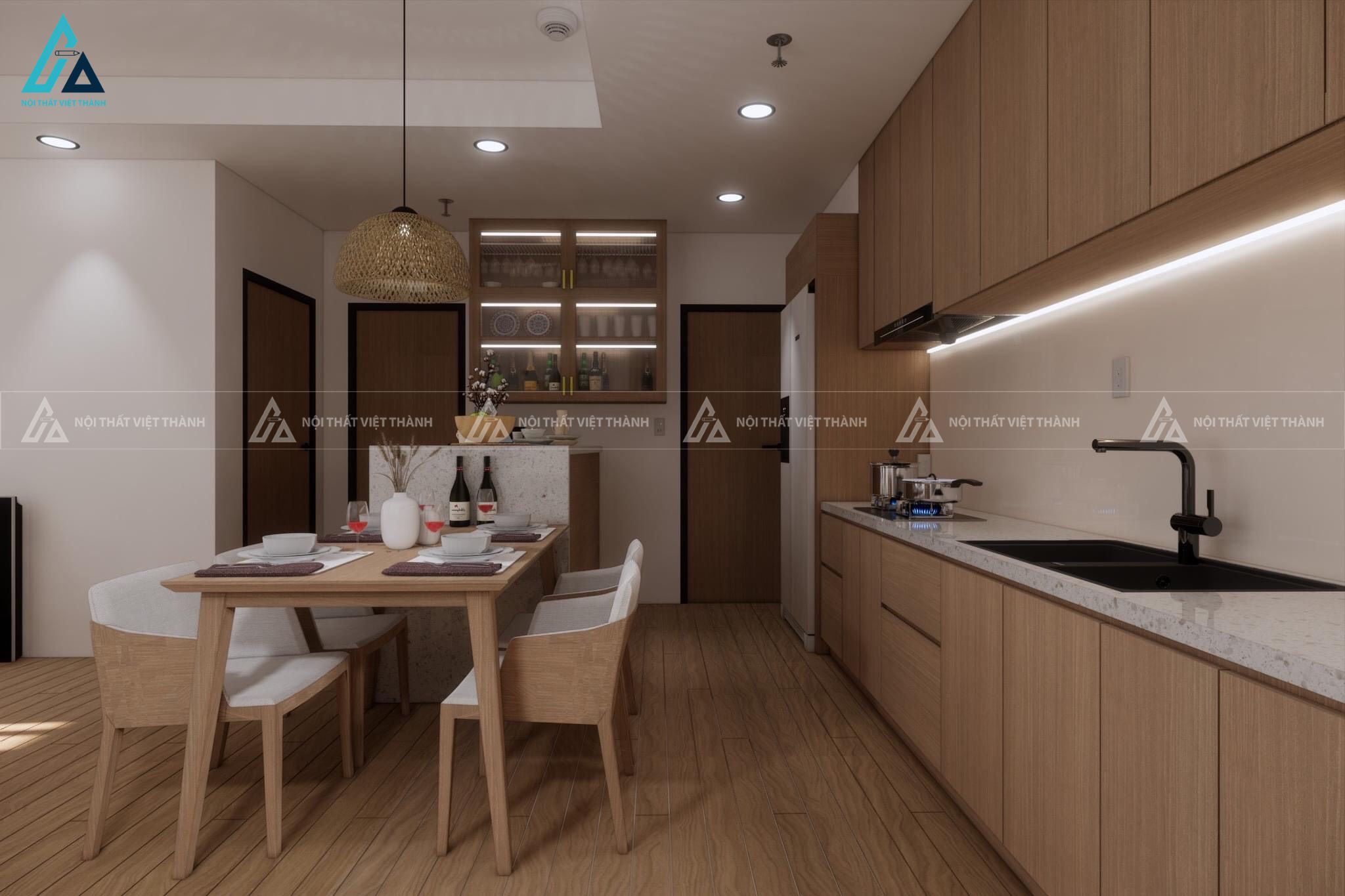 Thiết kế nội thất căn hộ chung cư chú Phước Hòa Hưng Hồ Chí Minh 7