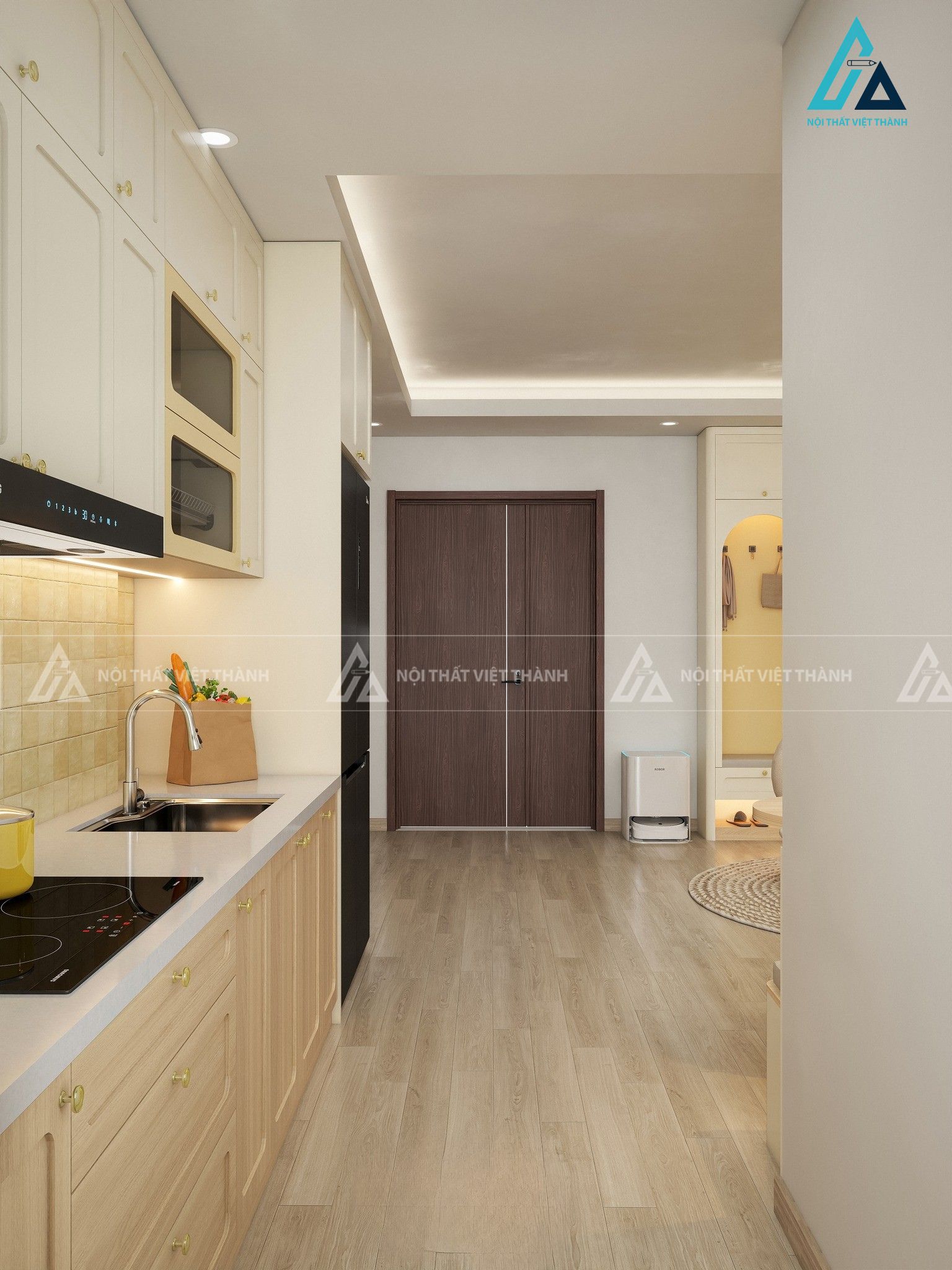 Thiết kế nội thất căn hộ chung cư chú Gia Bách Tân Long Hội Vĩnh Long 7