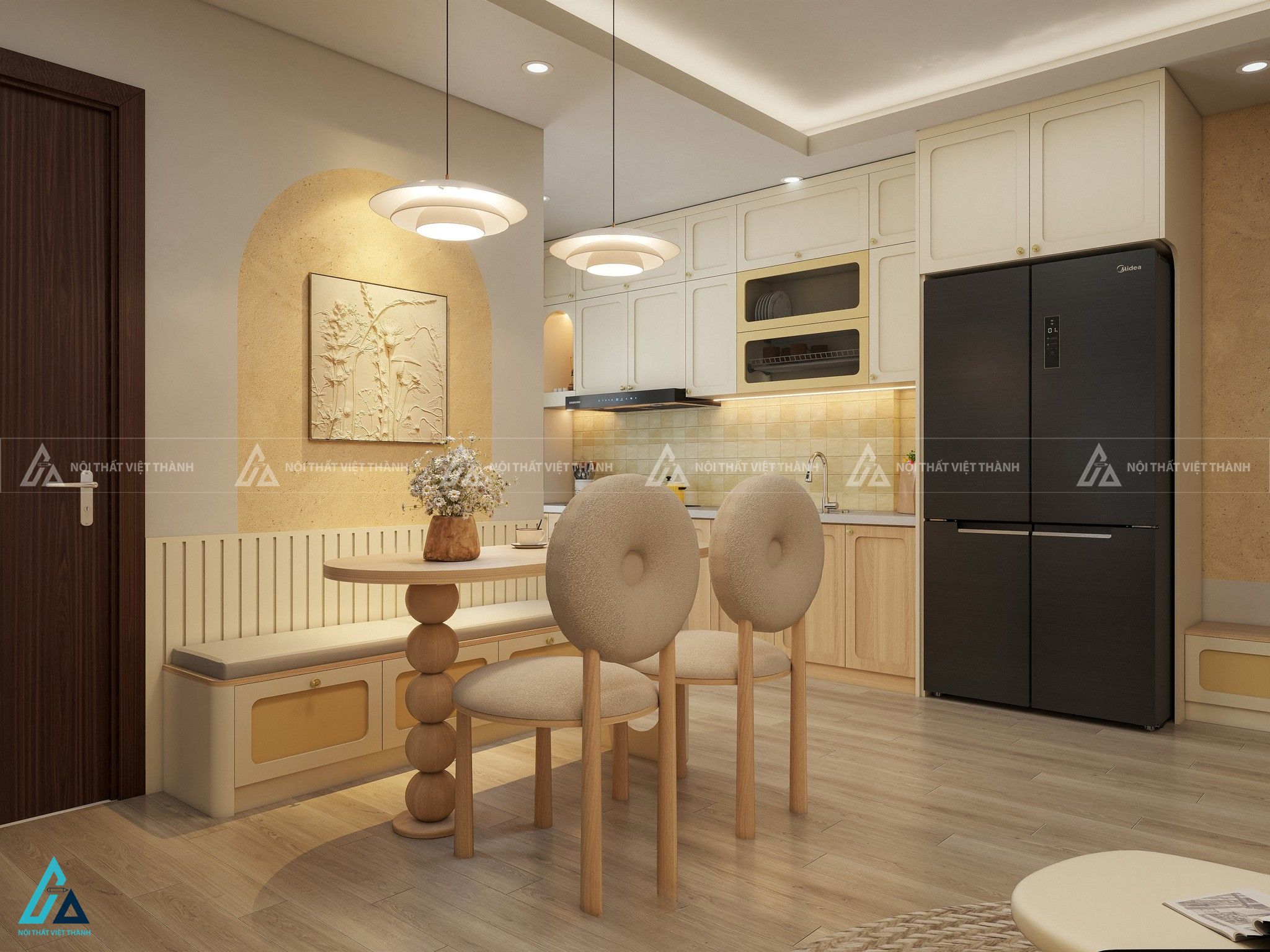 Thiết kế nội thất căn hộ chung cư chú Gia Bách Tân Long Hội Vĩnh Long 6