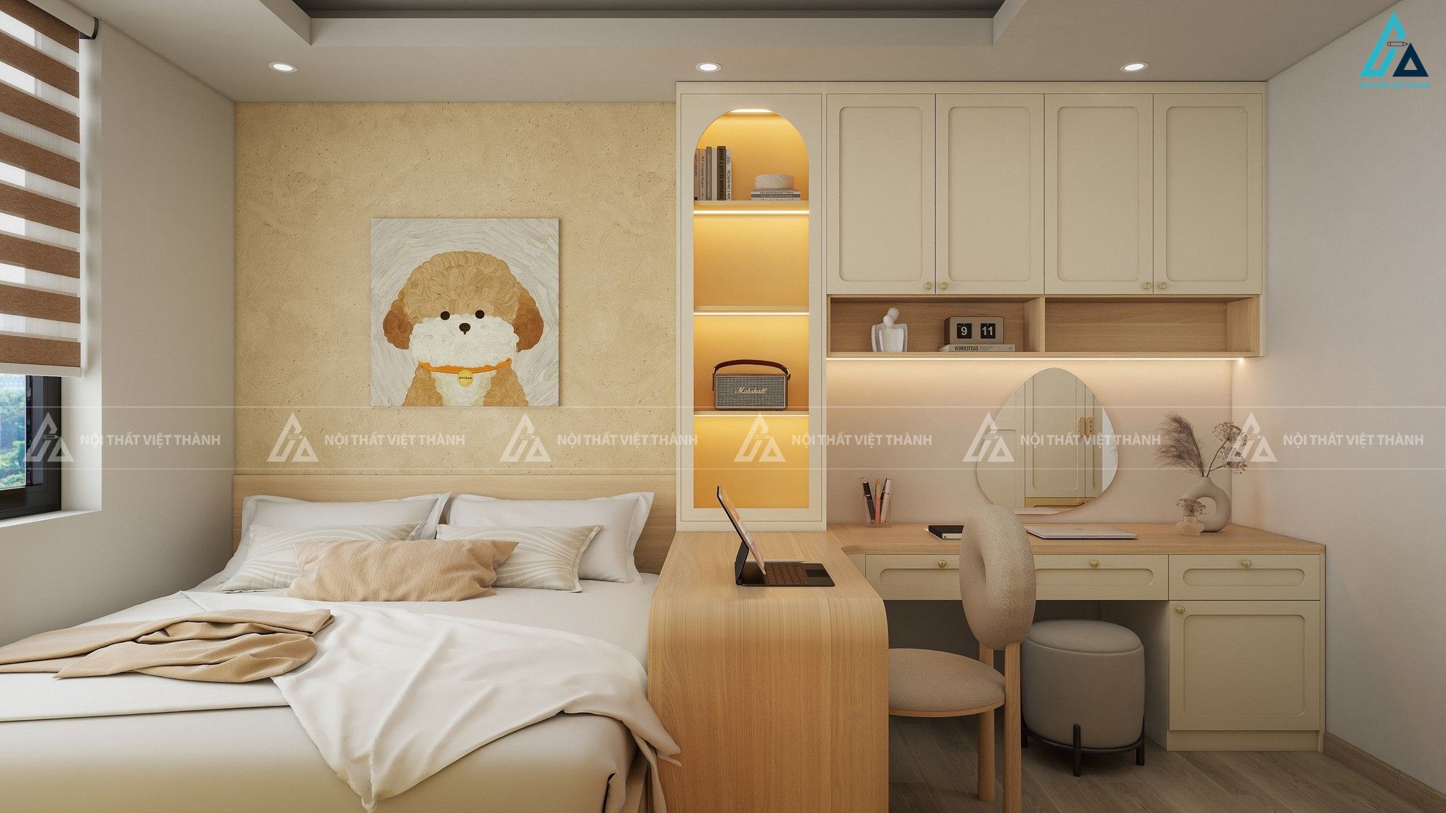 Thiết kế nội thất căn hộ chung cư chú Gia Bách Tân Long Hội Vĩnh Long 9