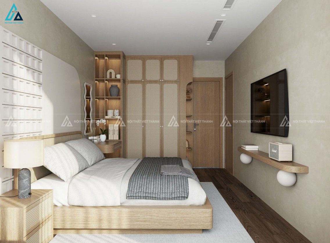Thiết kế nội thất căn hộ chung cư cô Nhật Hạ Phú Quới Vĩnh Long 10