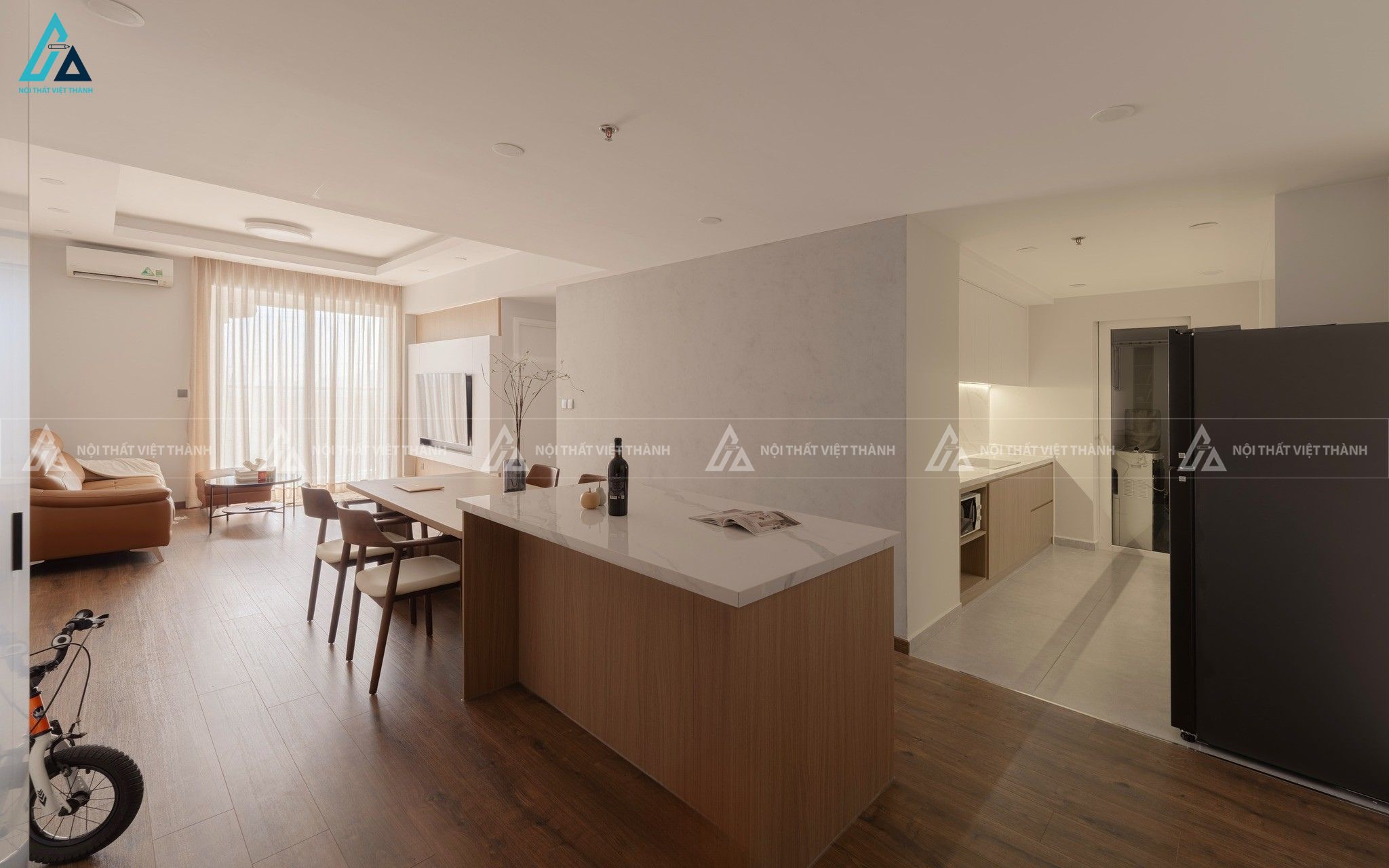 Thiết kế nội thất phòng bếp anh Hữu Tài Long Hồ Vĩnh Long 3