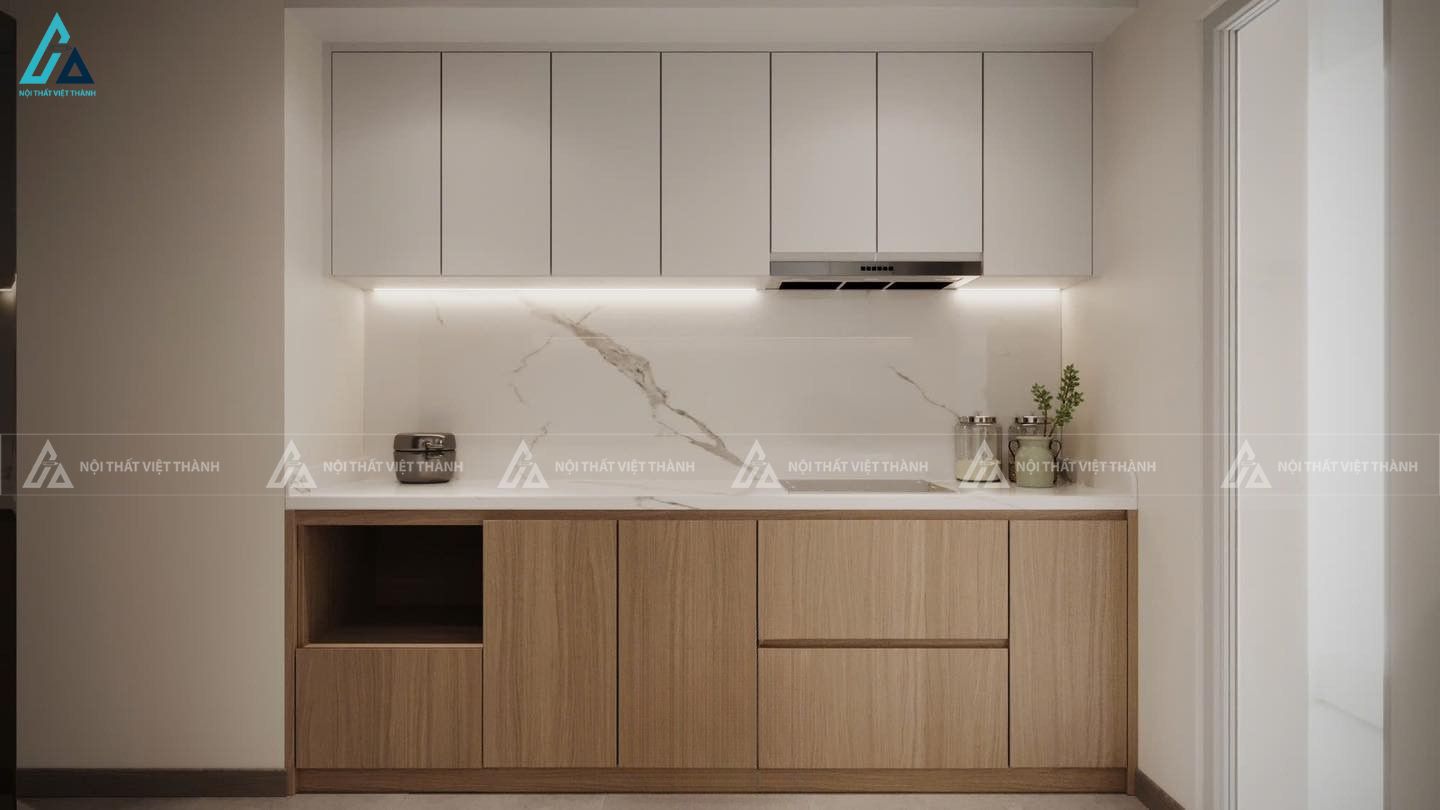 Thiết kế nội thất phòng bếp chị Kim Nhã Mộc Hóa Tây Ninh 4