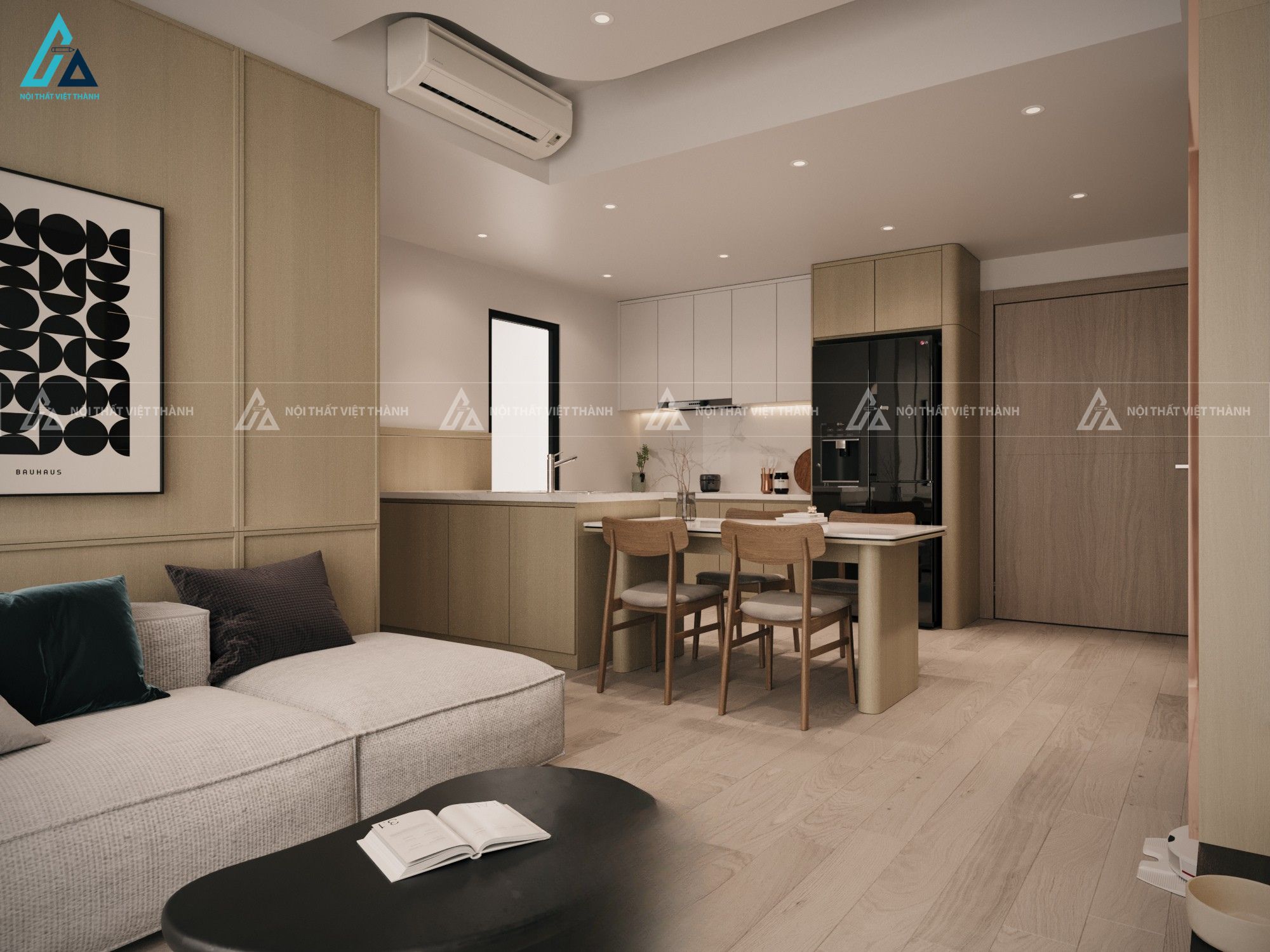 Thiết kế nội thất phòng bếp chú Minh Lộc Bình Minh Vĩnh Long 6